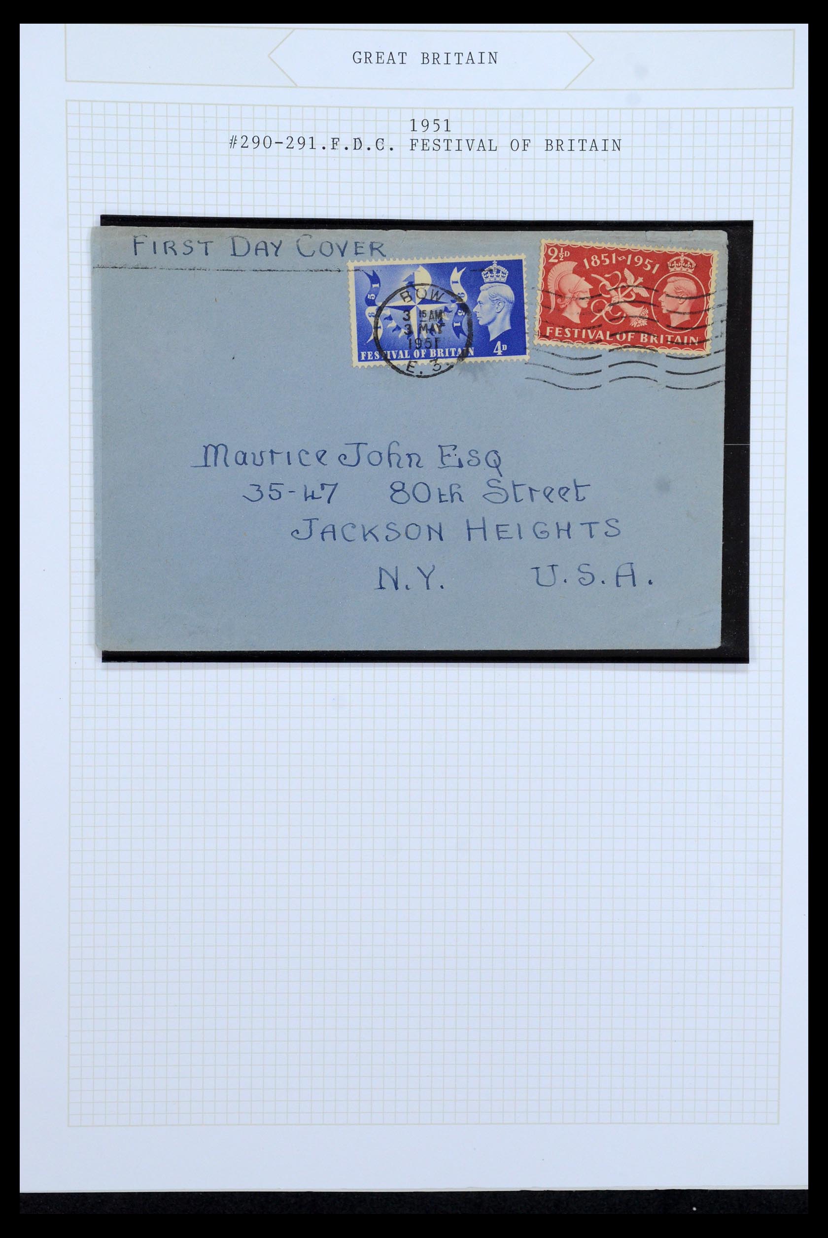 36308 017 - Postzegelverzameling 36308 Engeland 1935-2003.