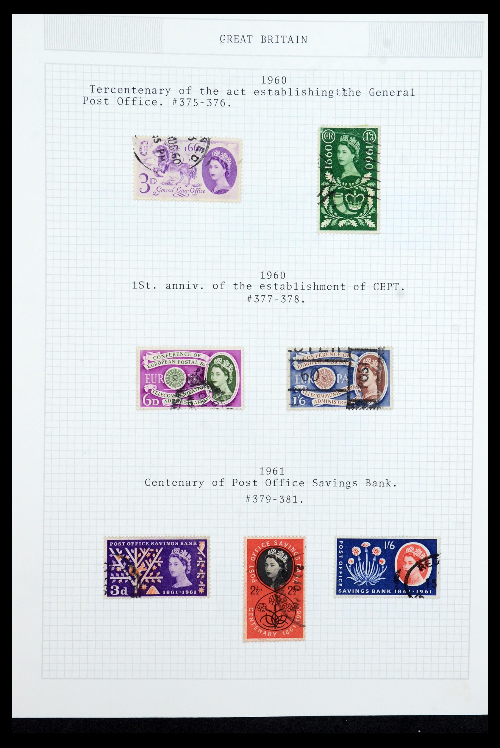 36308 024 - Postzegelverzameling 36308 Engeland 1935-2003.