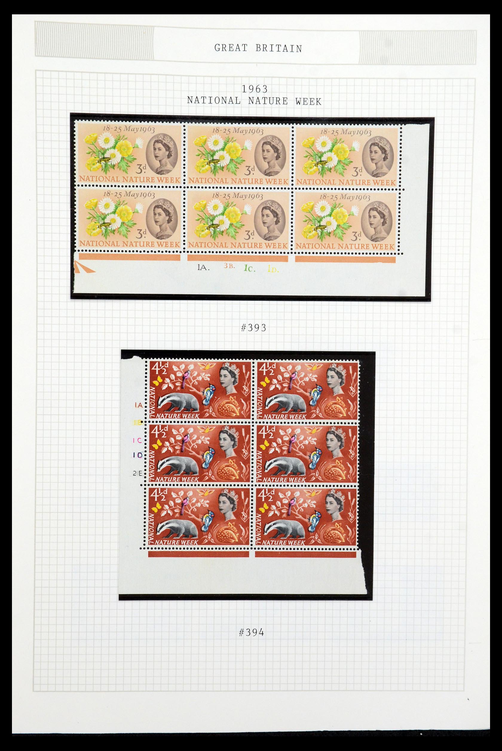 36308 028 - Postzegelverzameling 36308 Engeland 1935-2003.