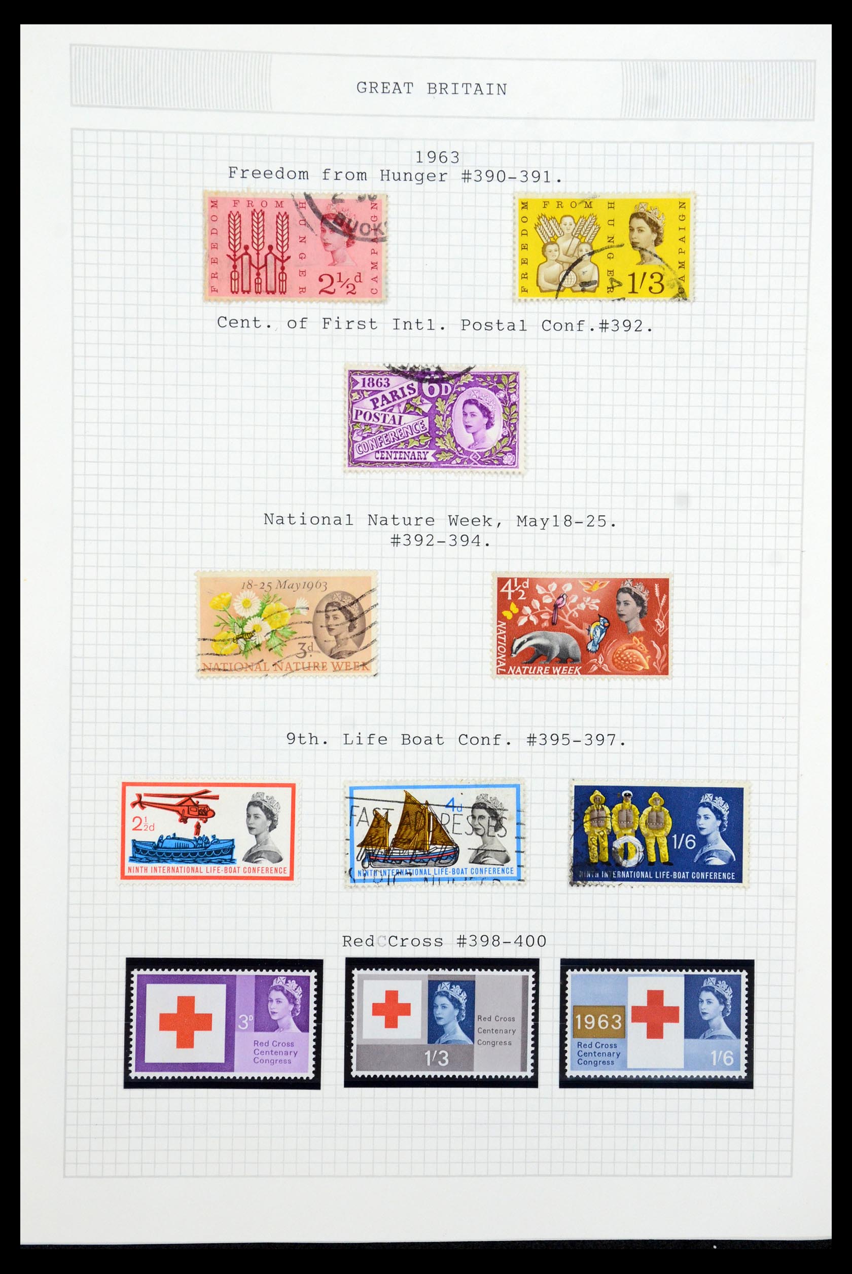 36308 029 - Postzegelverzameling 36308 Engeland 1935-2003.
