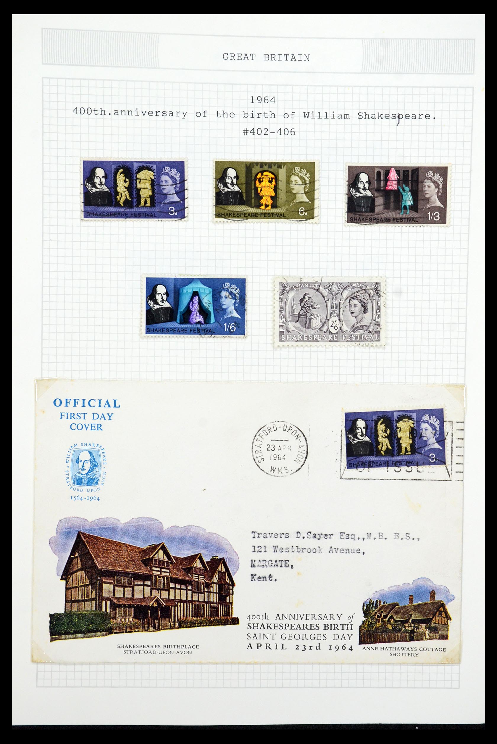 36308 031 - Postzegelverzameling 36308 Engeland 1935-2003.