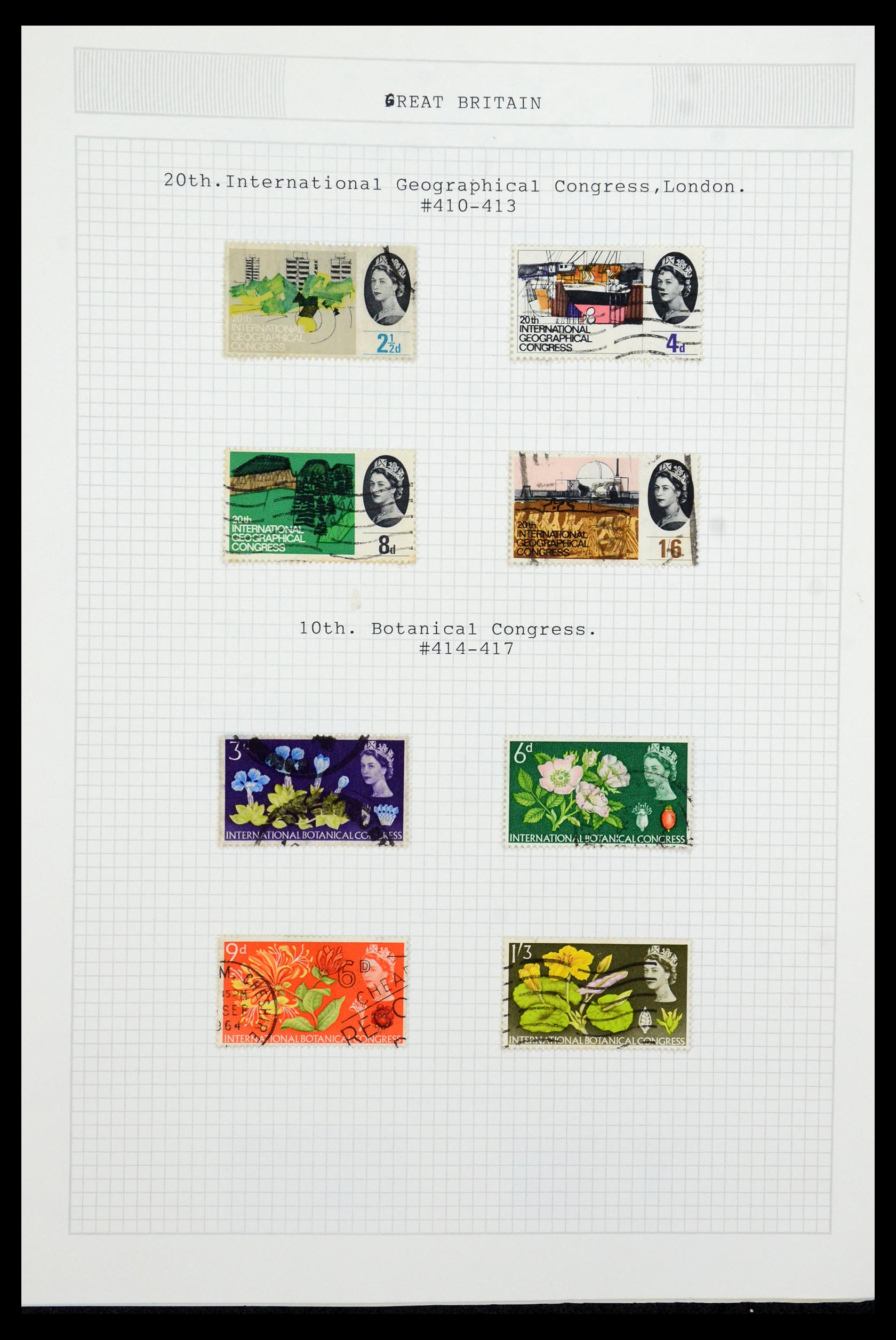 36308 032 - Postzegelverzameling 36308 Engeland 1935-2003.
