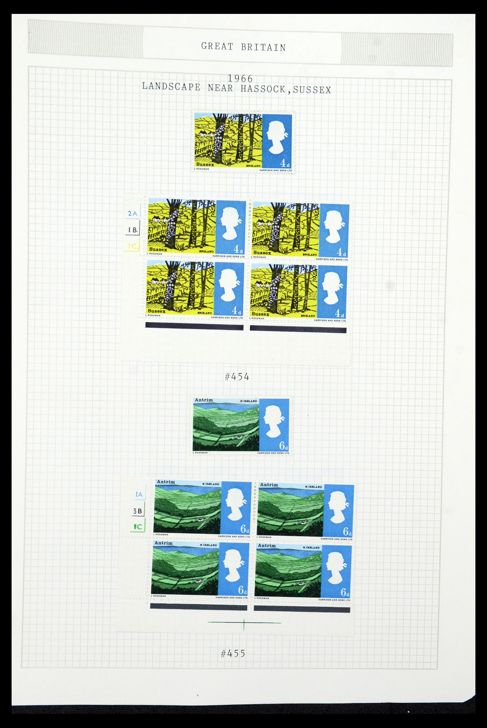 36308 039 - Postzegelverzameling 36308 Engeland 1935-2003.