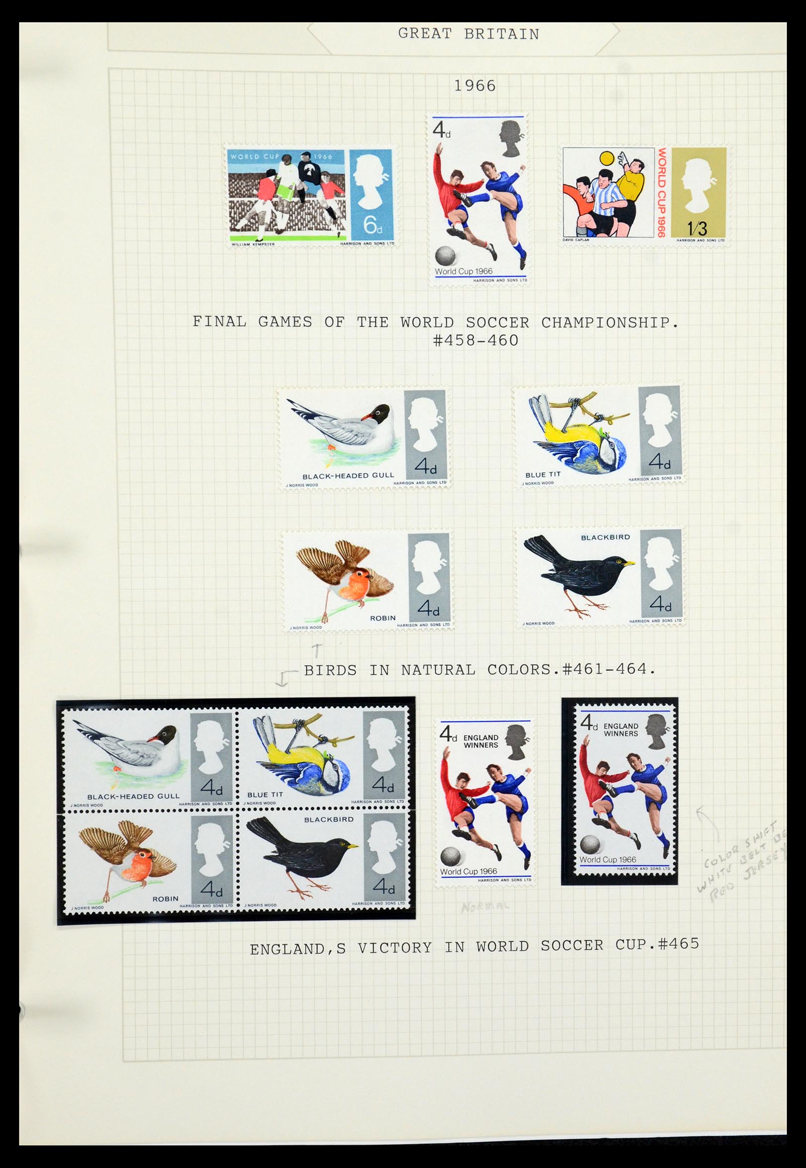 36308 041 - Postzegelverzameling 36308 Engeland 1935-2003.