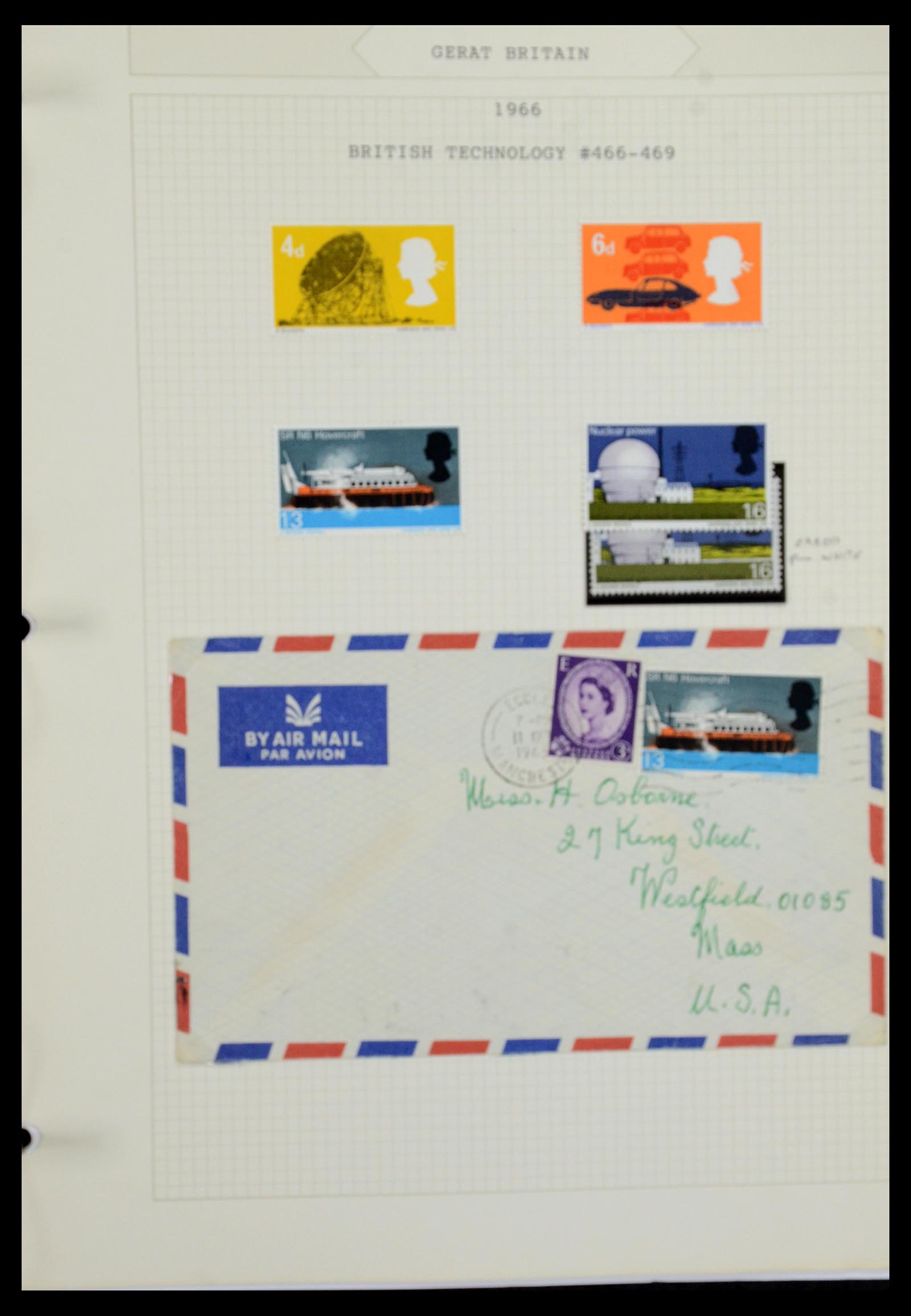 36308 043 - Postzegelverzameling 36308 Engeland 1935-2003.