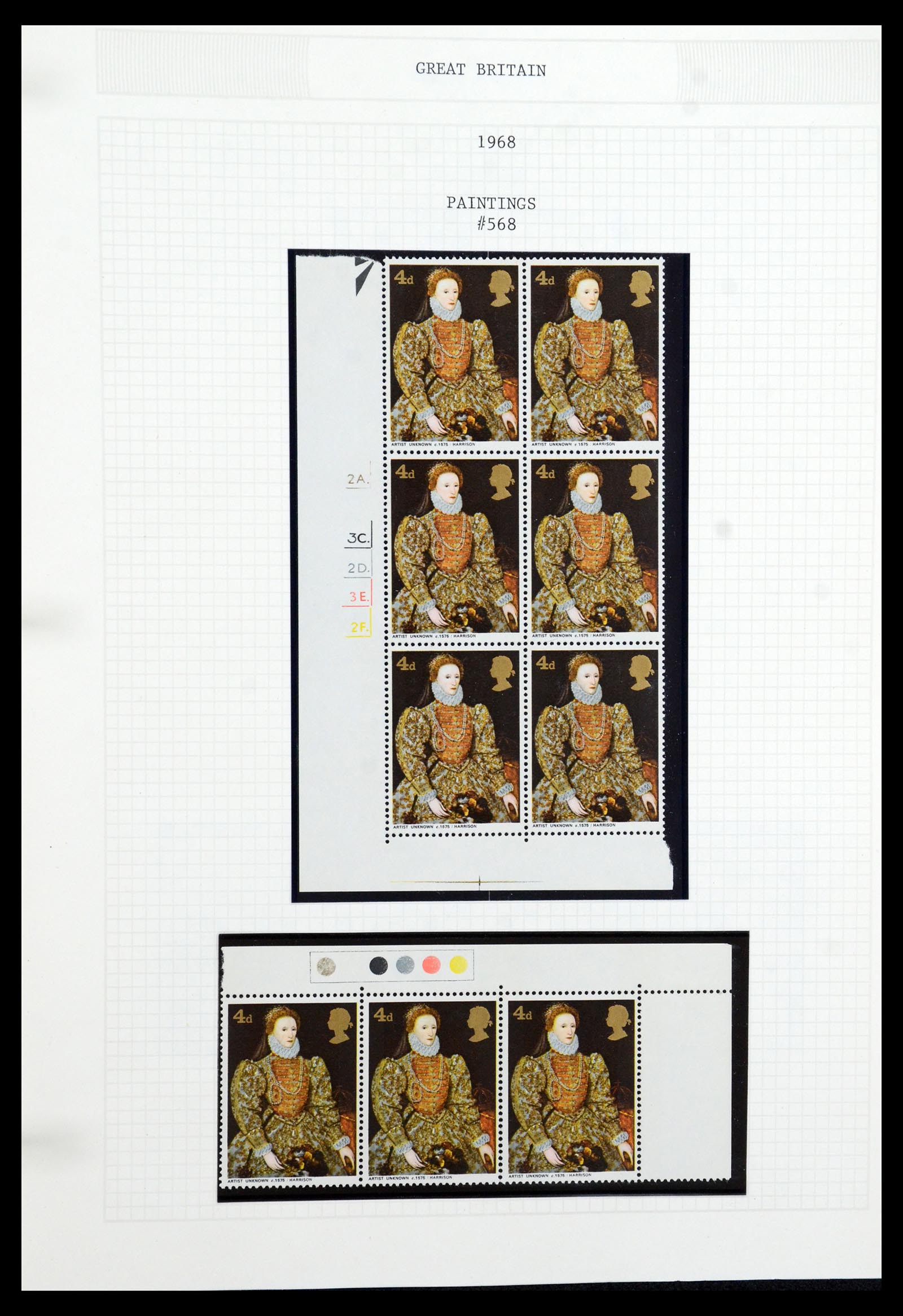 36308 055 - Postzegelverzameling 36308 Engeland 1935-2003.