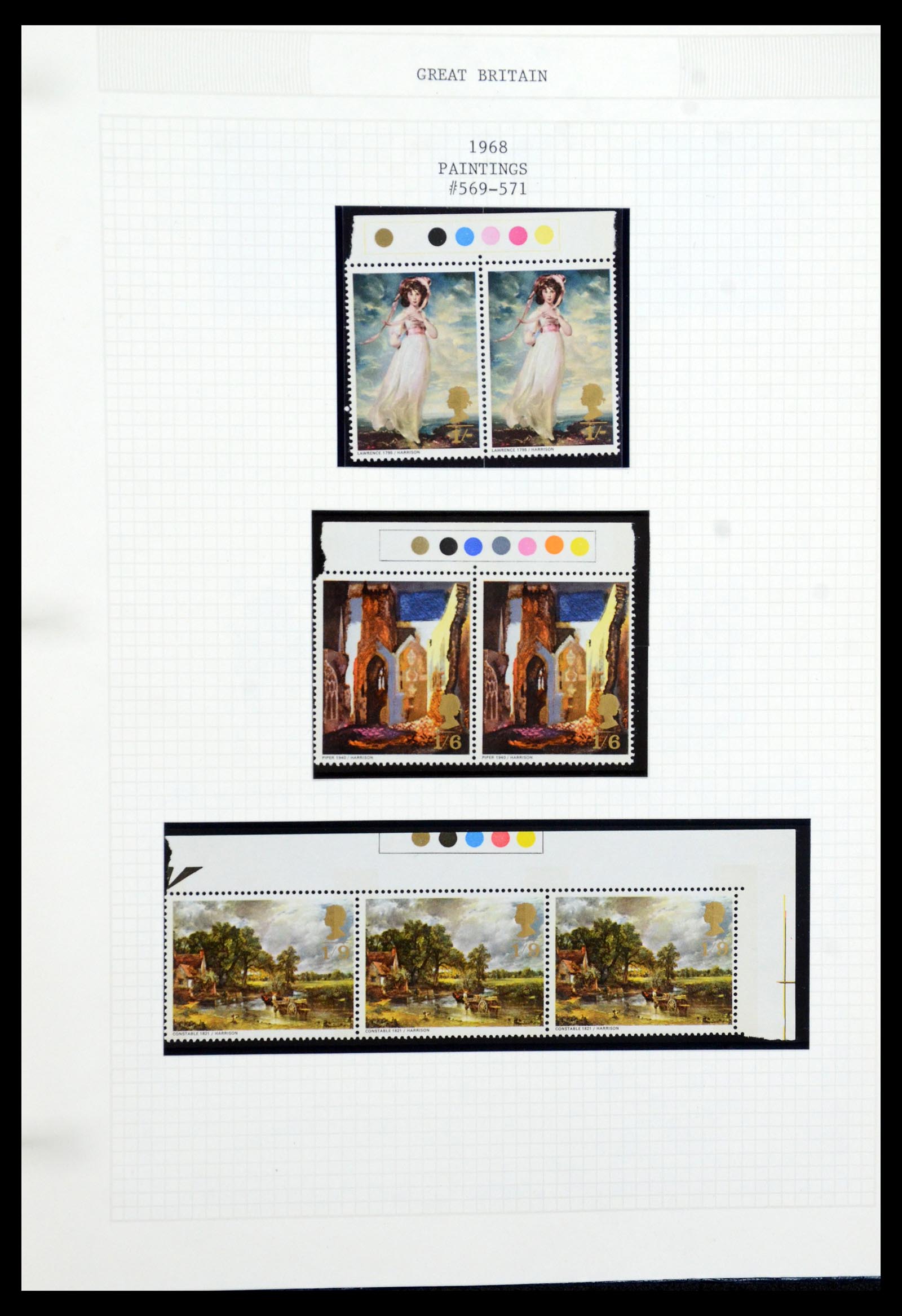 36308 056 - Postzegelverzameling 36308 Engeland 1935-2003.