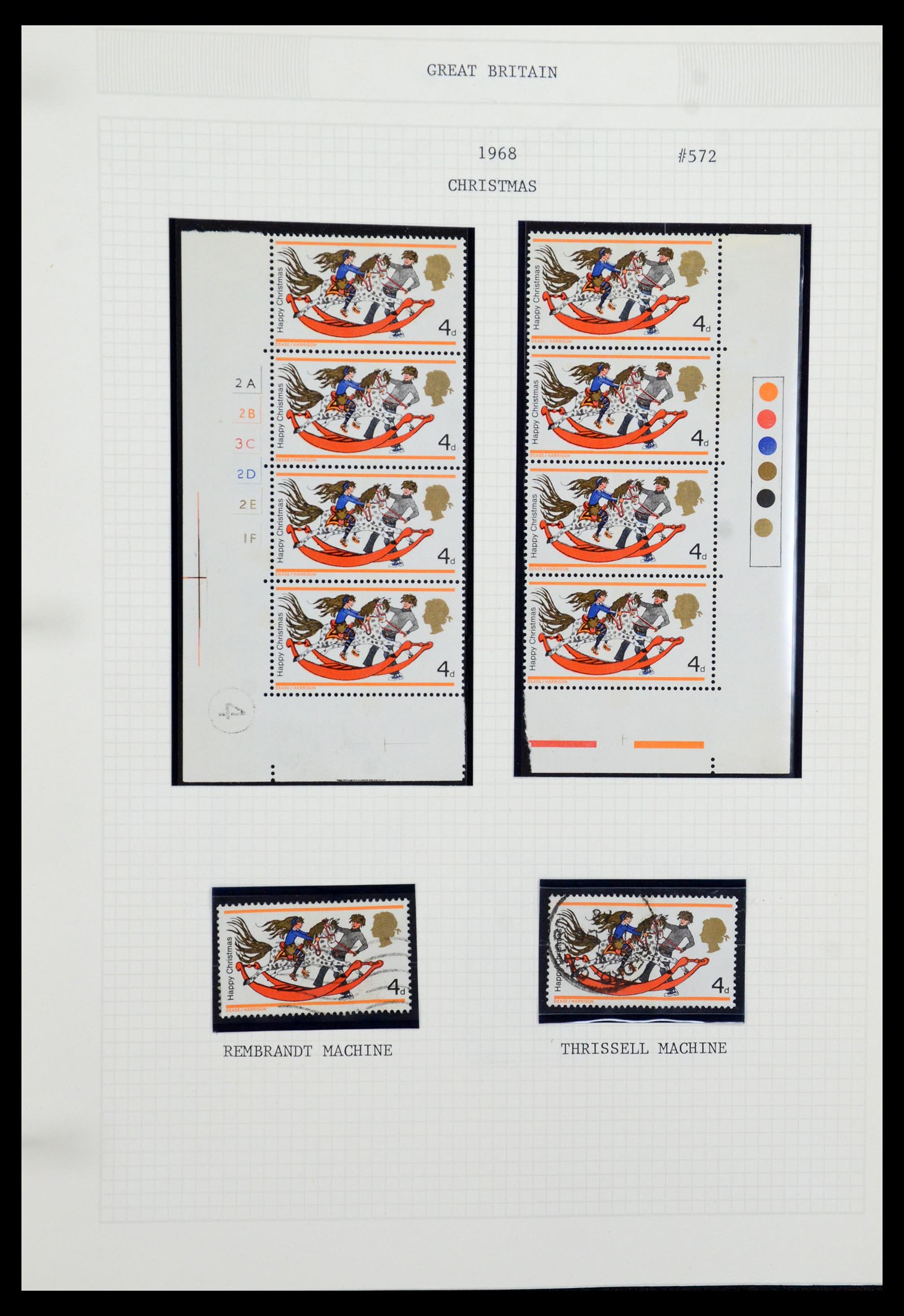 36308 058 - Postzegelverzameling 36308 Engeland 1935-2003.