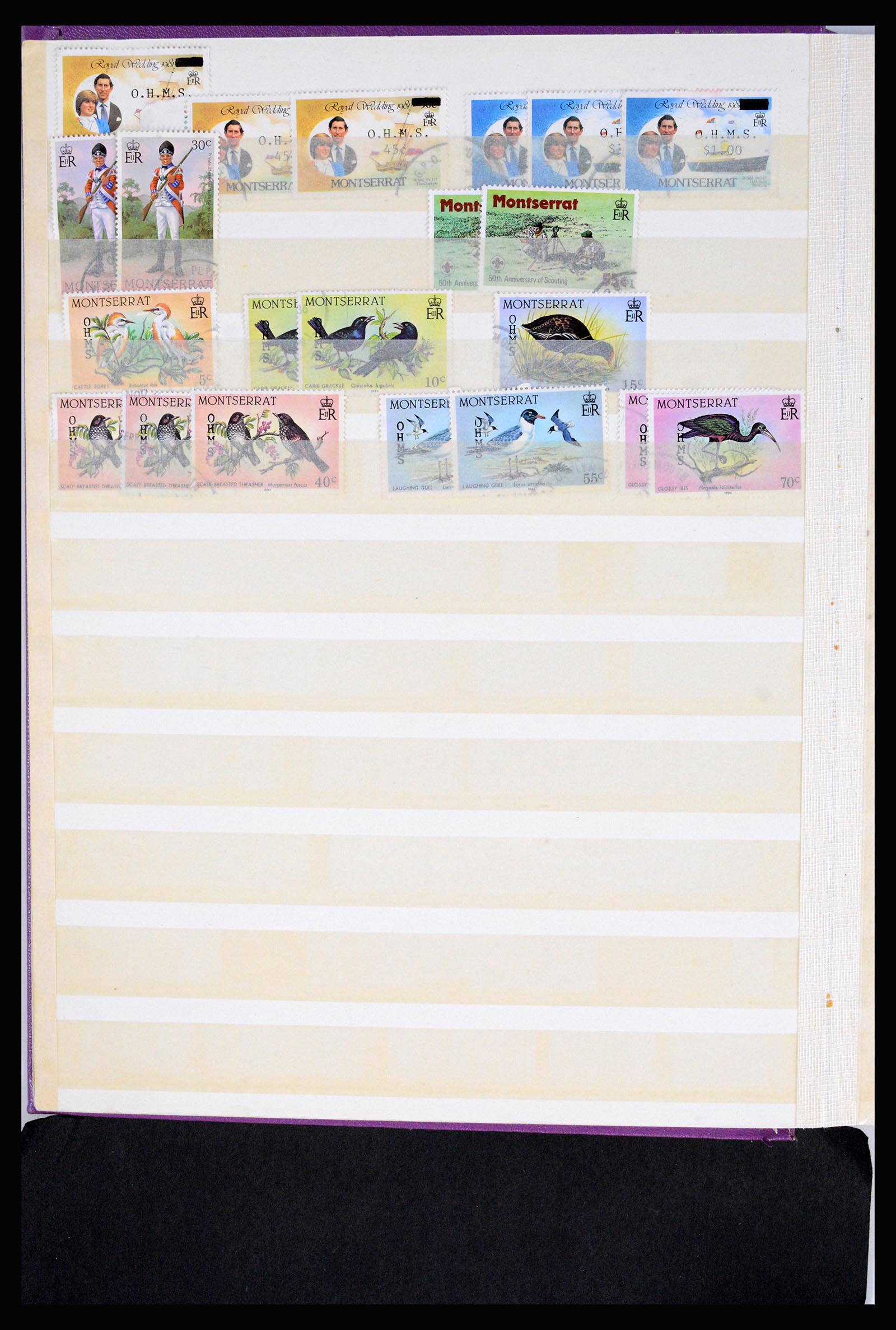 36310 0005 - Postzegelverzameling 36310 Engelse koloniën 1950-2000.