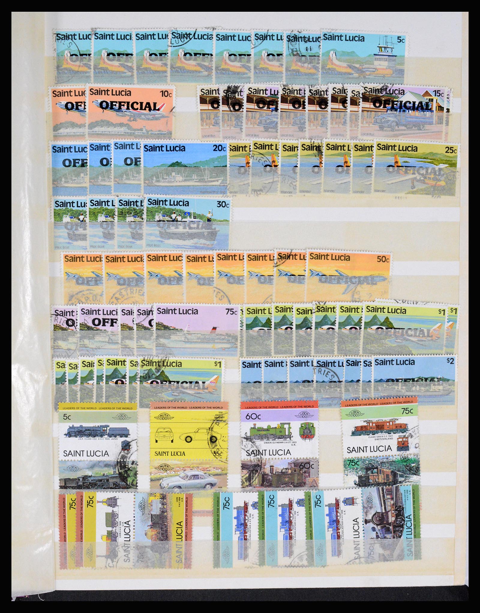 36310 0007 - Postzegelverzameling 36310 Engelse koloniën 1950-2000.