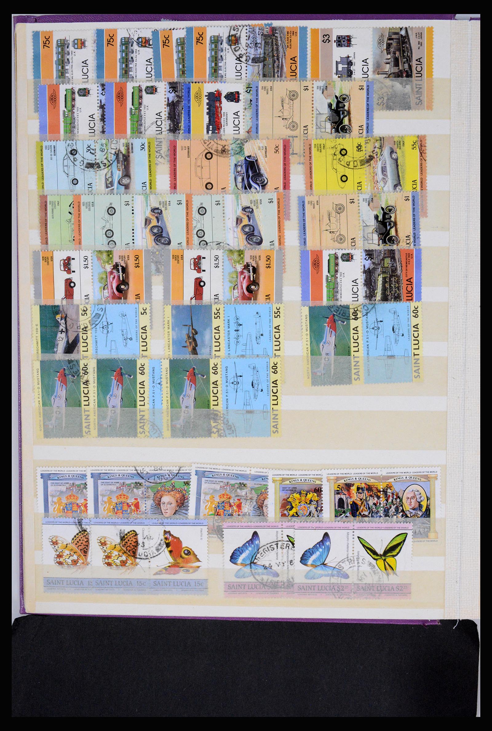 36310 0008 - Postzegelverzameling 36310 Engelse koloniën 1950-2000.