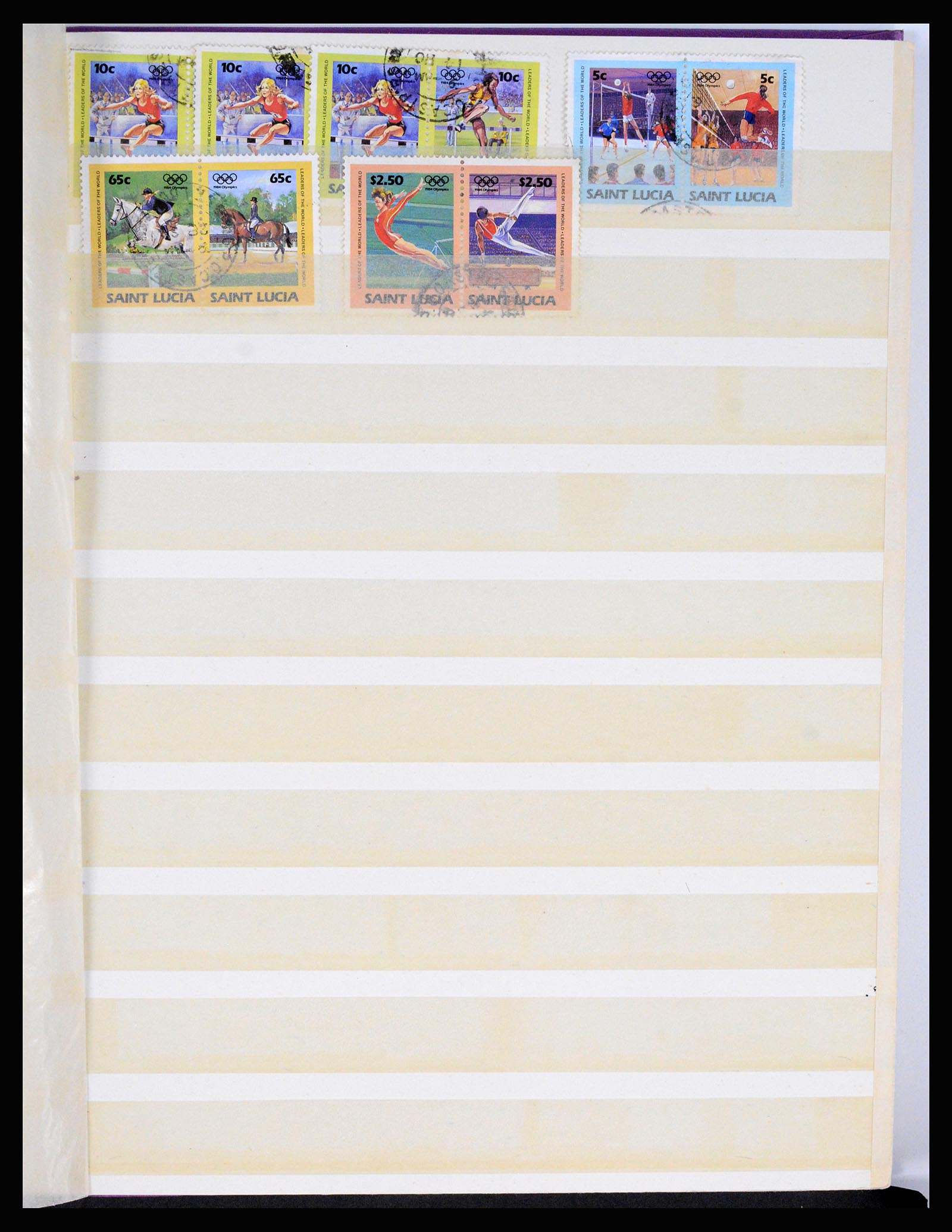 36310 0009 - Postzegelverzameling 36310 Engelse koloniën 1950-2000.