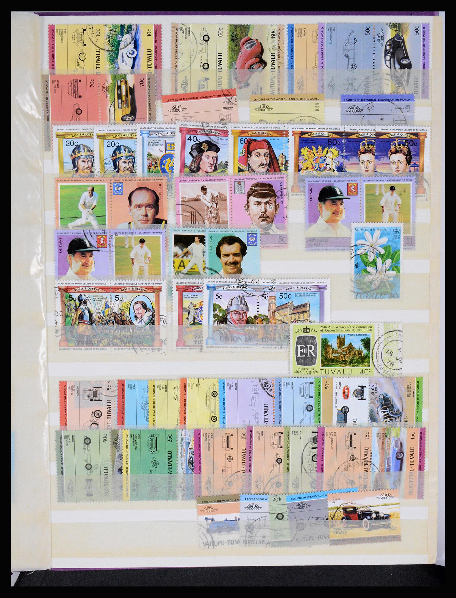 36310 0013 - Postzegelverzameling 36310 Engelse koloniën 1950-2000.