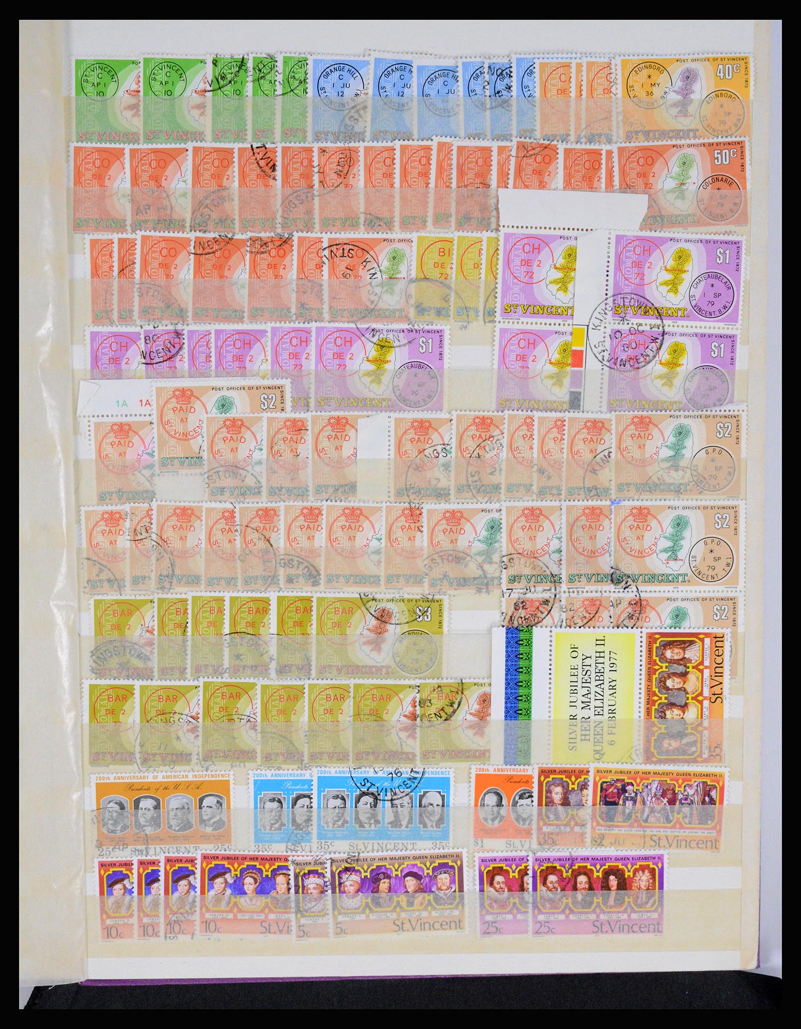 36310 0016 - Postzegelverzameling 36310 Engelse koloniën 1950-2000.
