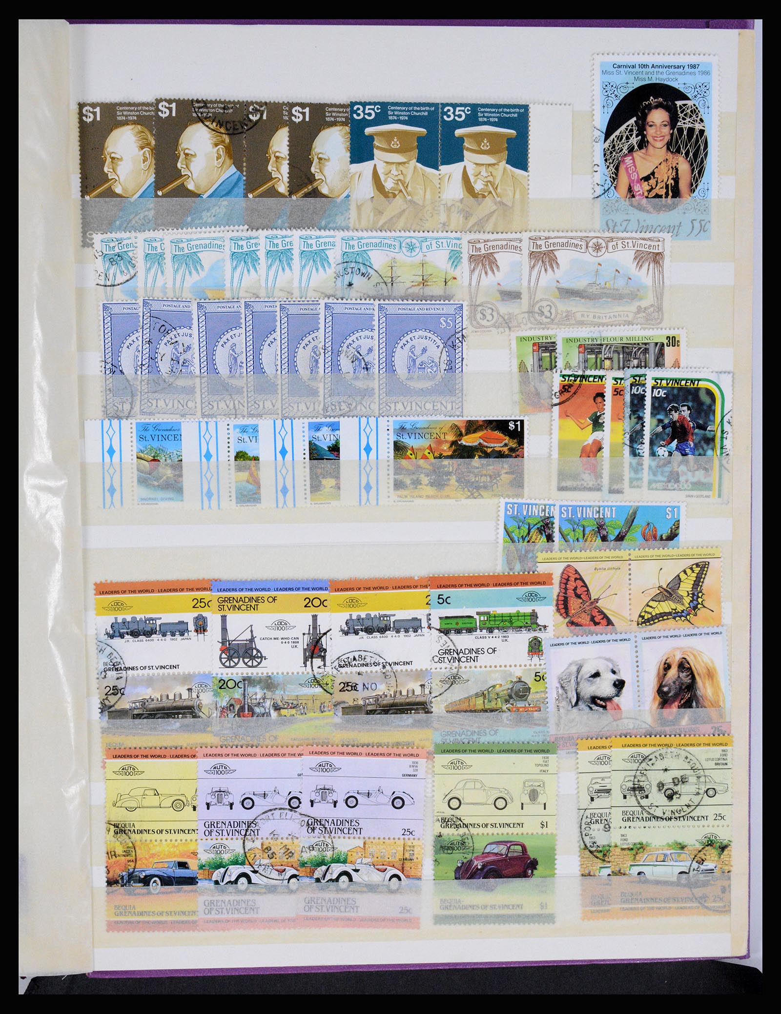 36310 0020 - Postzegelverzameling 36310 Engelse koloniën 1950-2000.