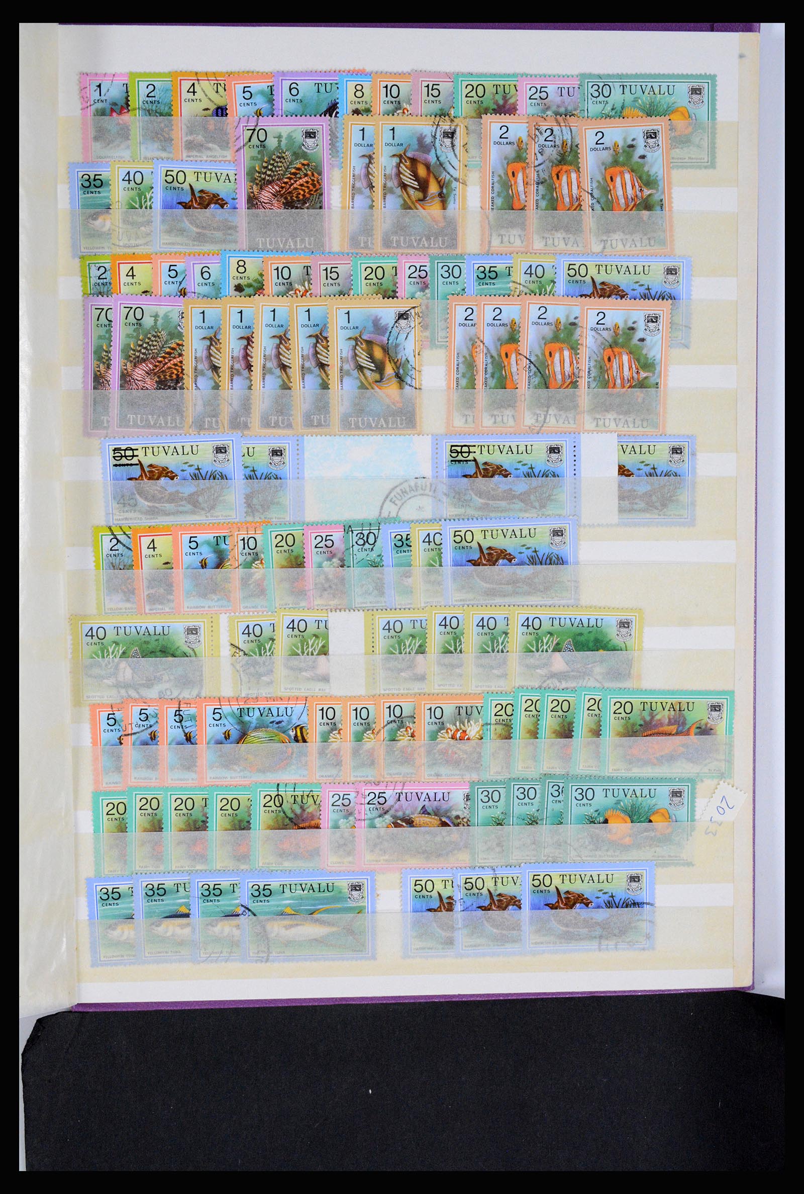 36310 0022 - Postzegelverzameling 36310 Engelse koloniën 1950-2000.