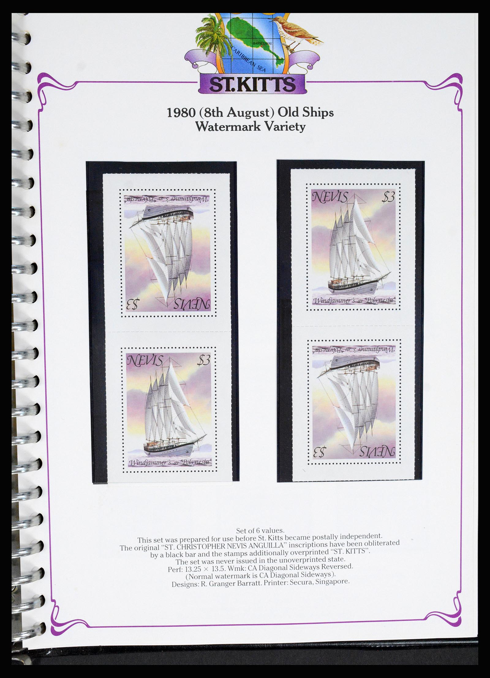 36310 0040 - Postzegelverzameling 36310 Engelse koloniën 1950-2000.
