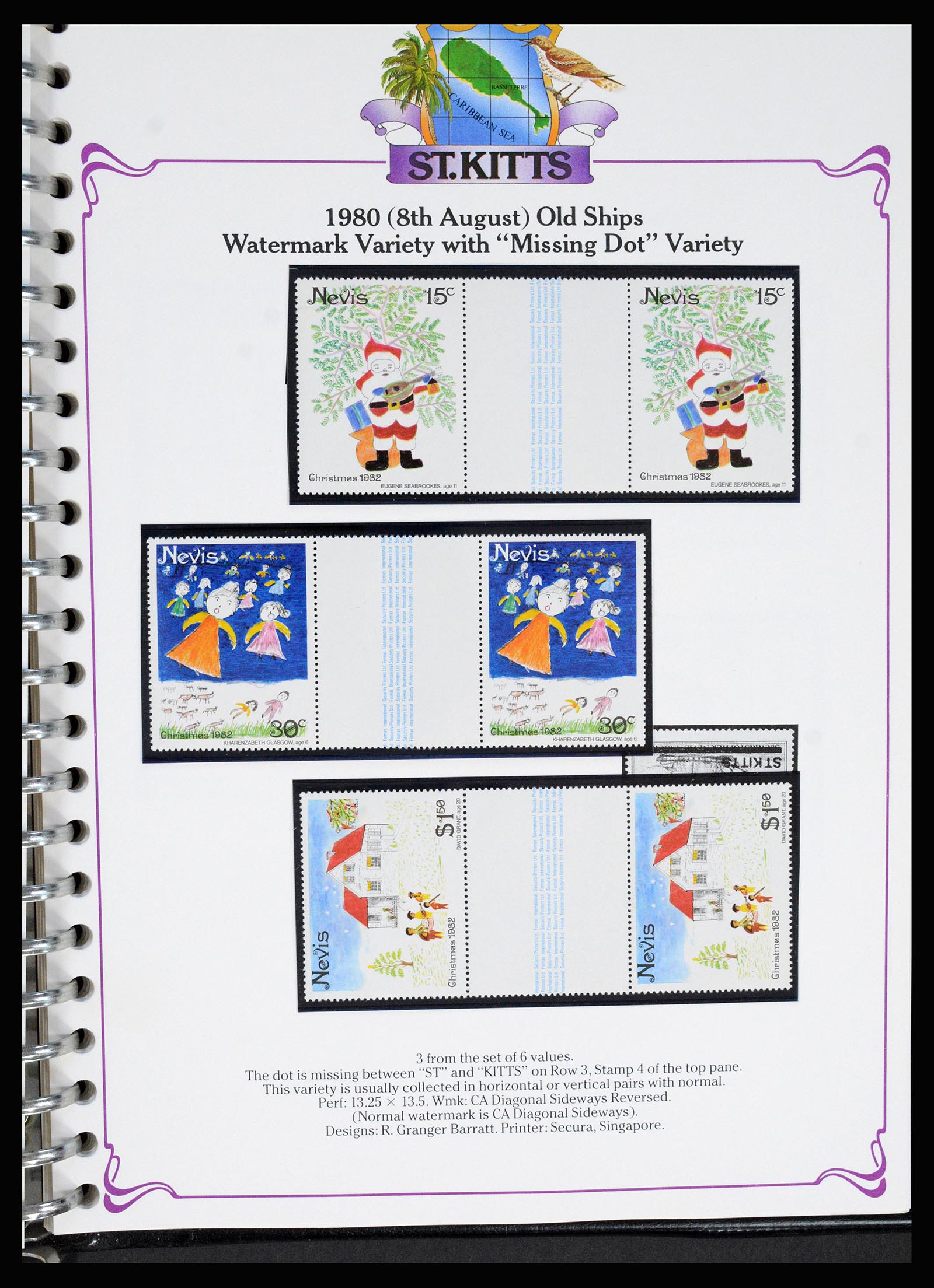 36310 0042 - Postzegelverzameling 36310 Engelse koloniën 1950-2000.