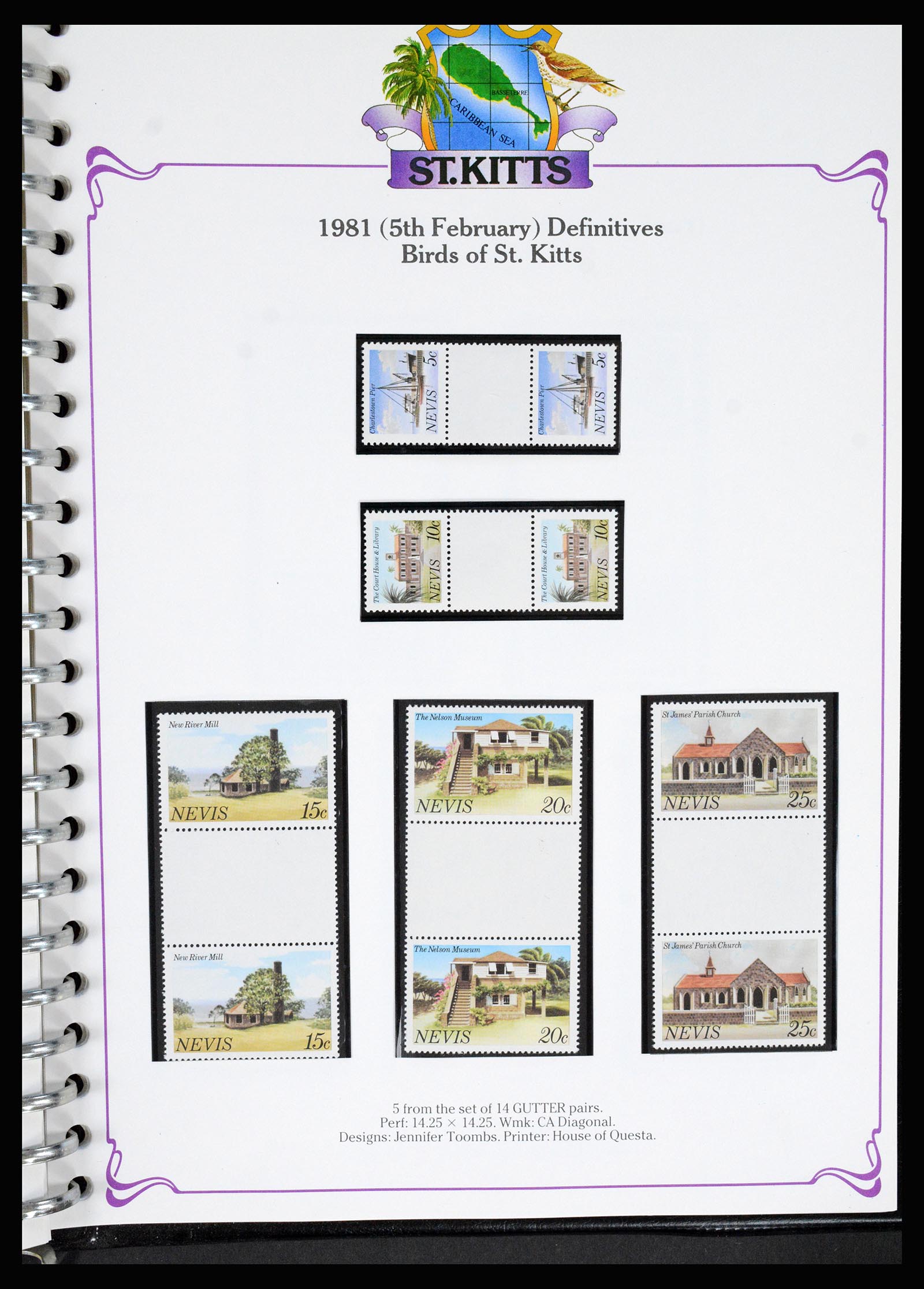 36310 0048 - Postzegelverzameling 36310 Engelse koloniën 1950-2000.