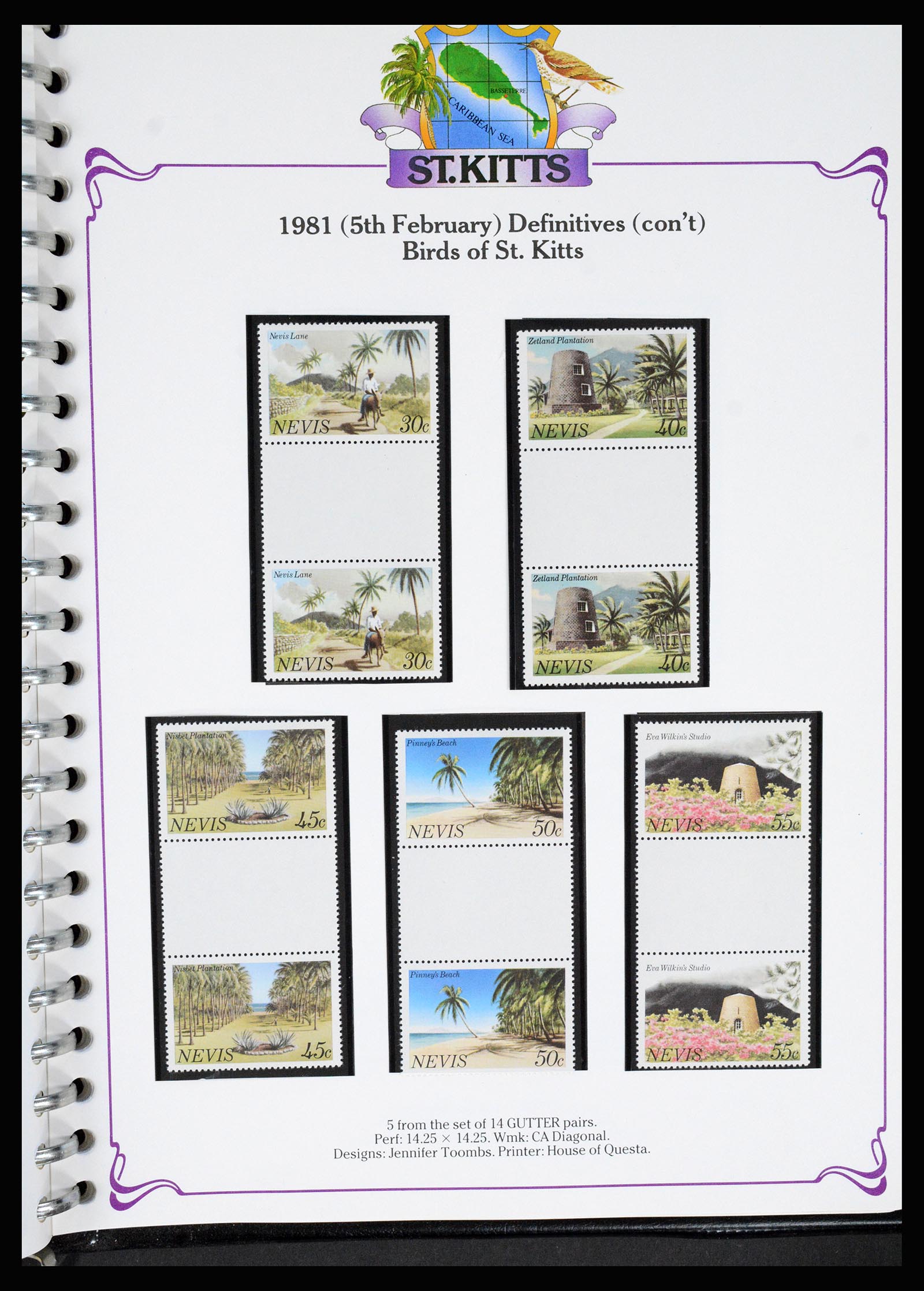 36310 0049 - Postzegelverzameling 36310 Engelse koloniën 1950-2000.
