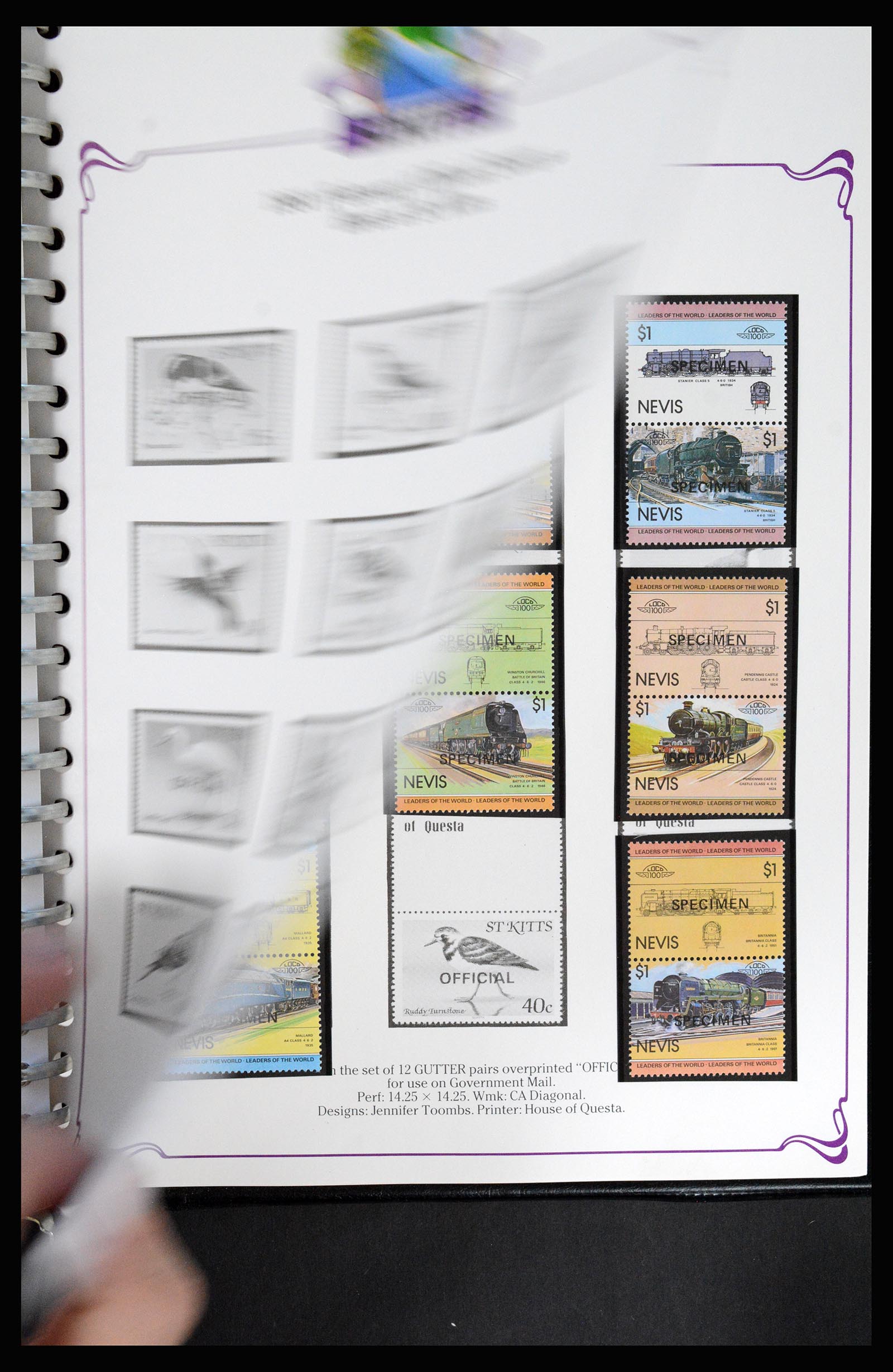 36310 0051 - Postzegelverzameling 36310 Engelse koloniën 1950-2000.