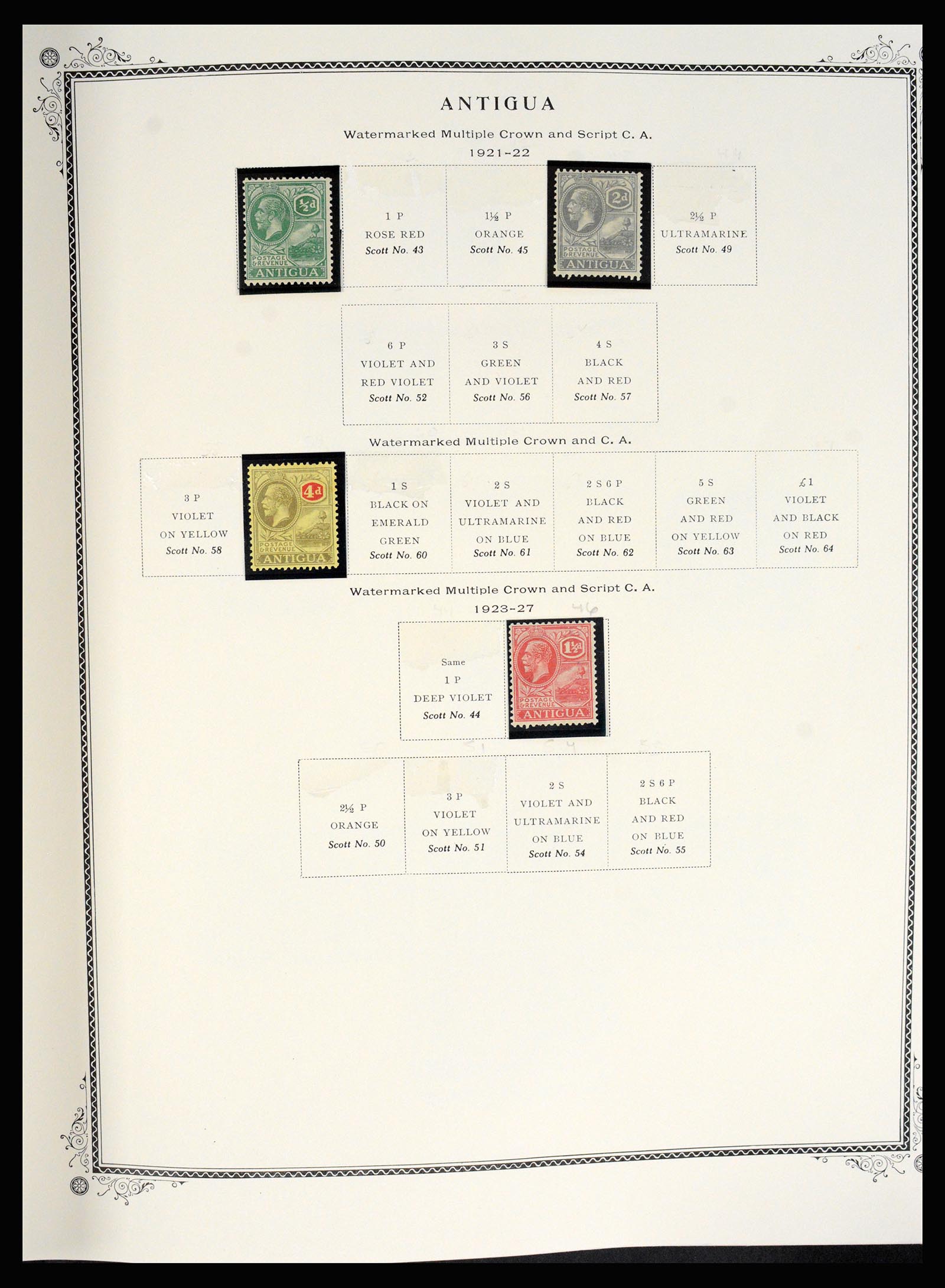 36310 0055 - Postzegelverzameling 36310 Engelse koloniën 1950-2000.