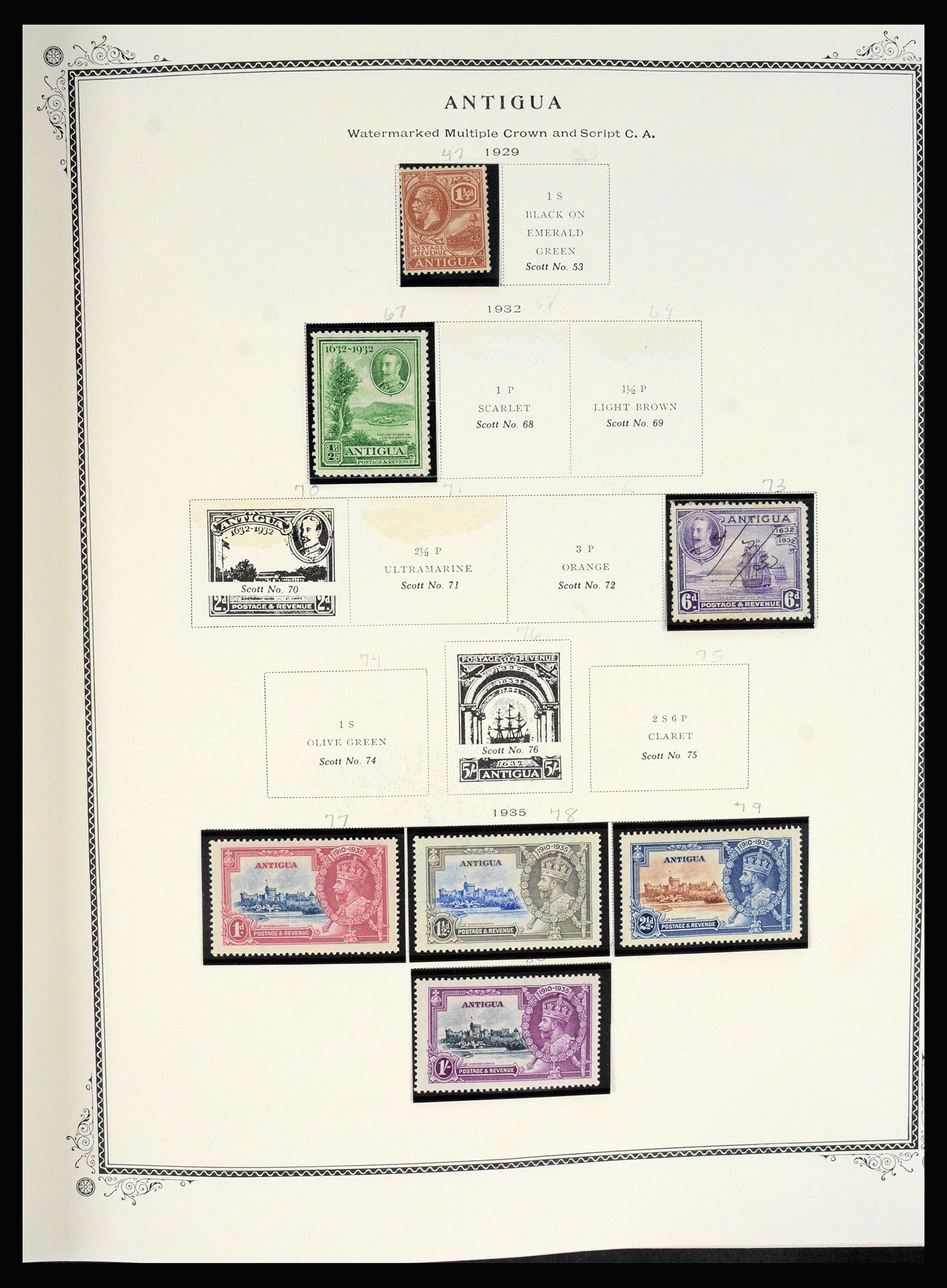 36310 0056 - Postzegelverzameling 36310 Engelse koloniën 1950-2000.