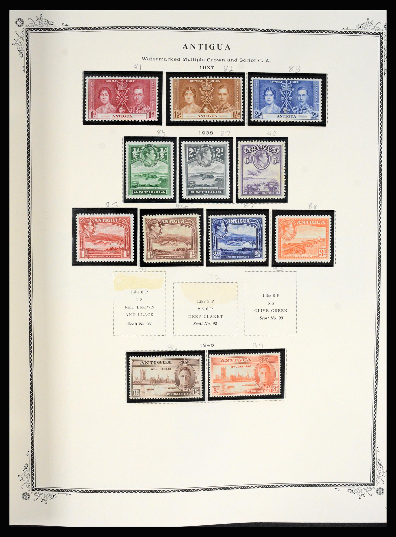 36310 0057 - Postzegelverzameling 36310 Engelse koloniën 1950-2000.