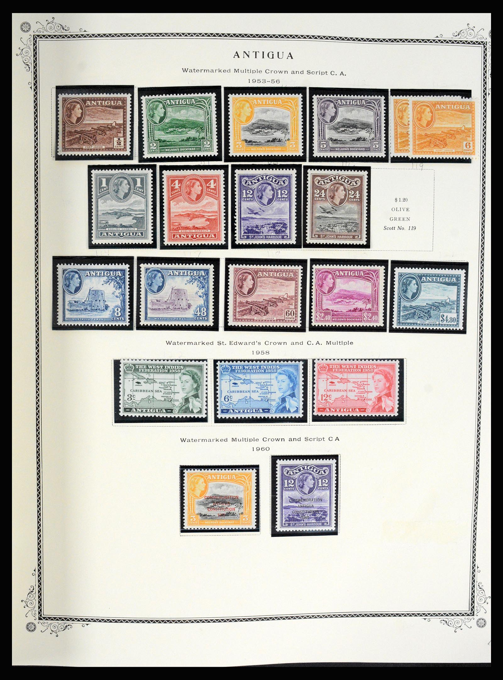 36310 0059 - Postzegelverzameling 36310 Engelse koloniën 1950-2000.