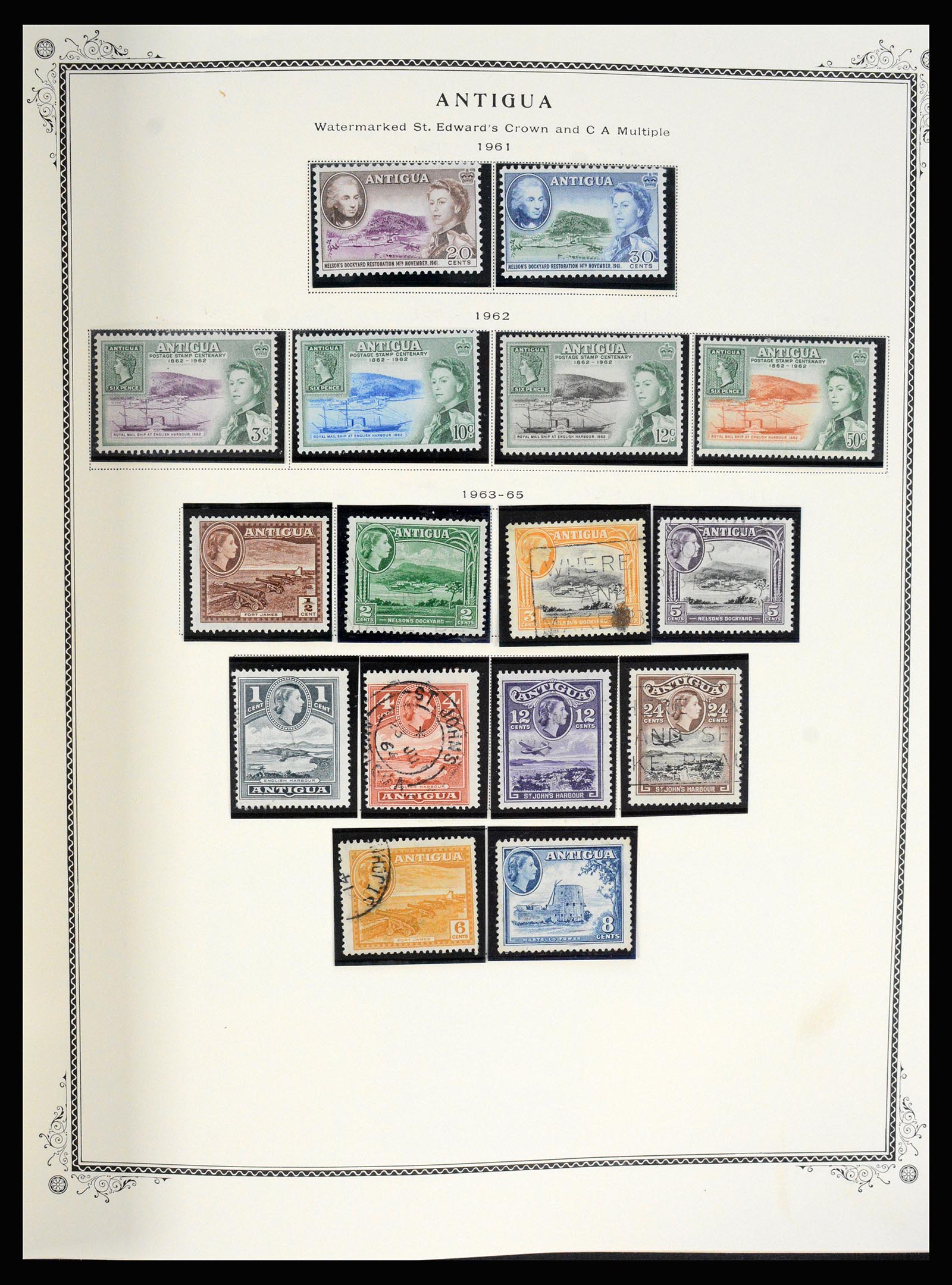 36310 0060 - Postzegelverzameling 36310 Engelse koloniën 1950-2000.