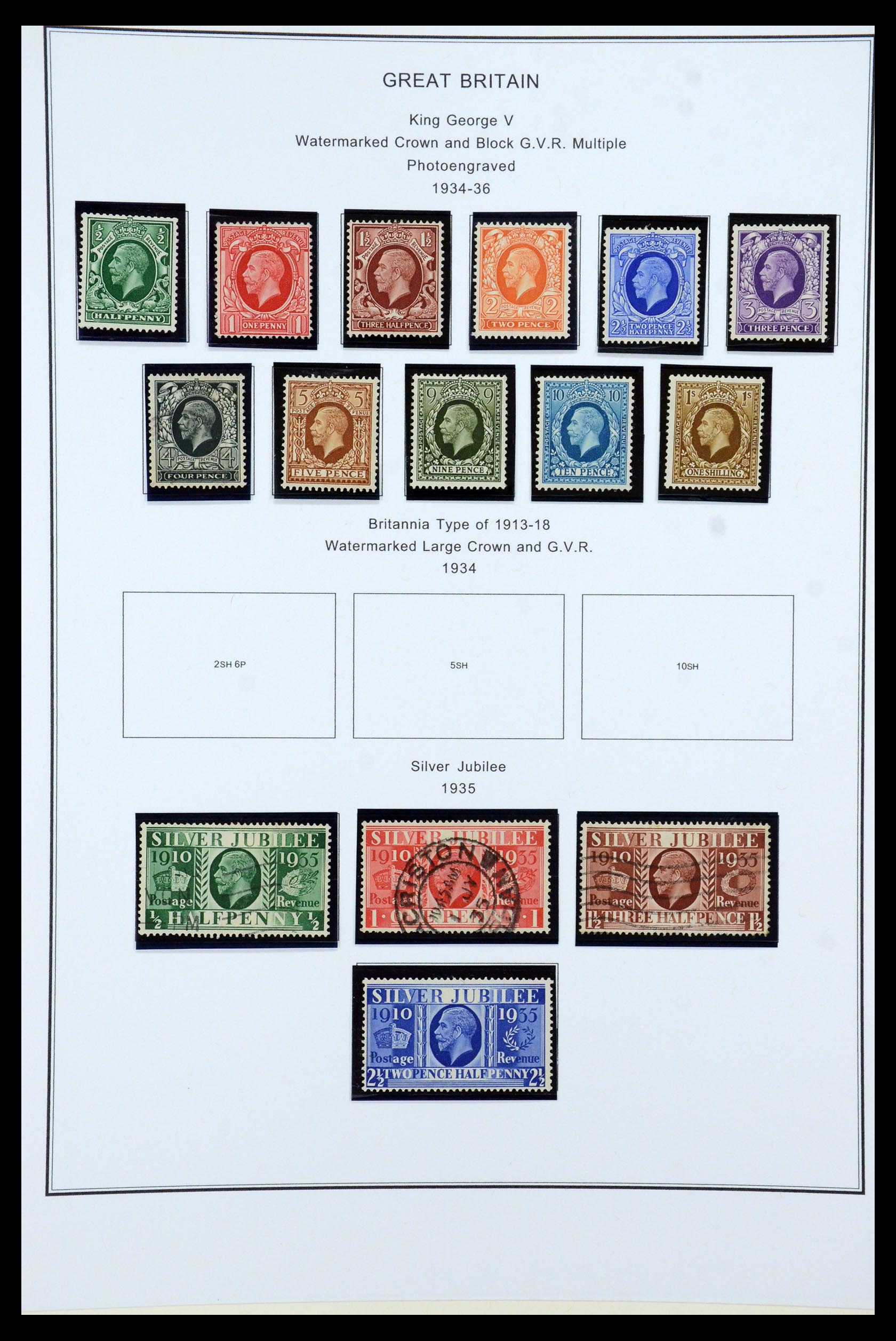 36311 008 - Stamp collection 36311 Great Britain 1840-1972.