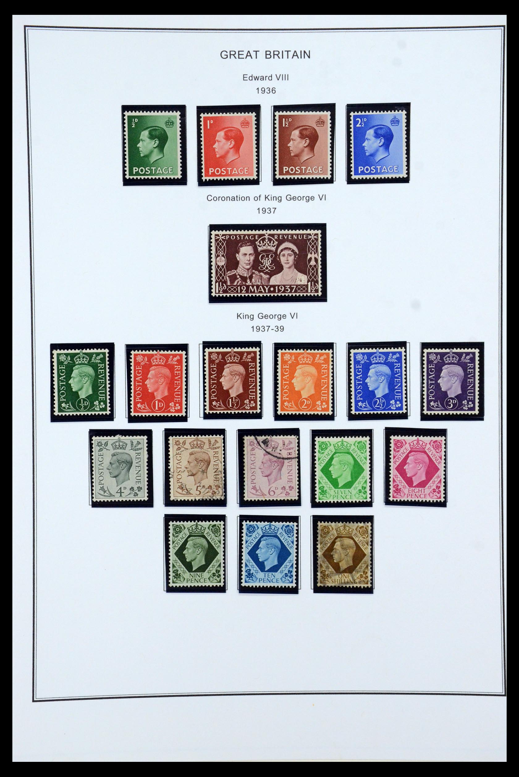 36311 009 - Stamp collection 36311 Great Britain 1840-1972.