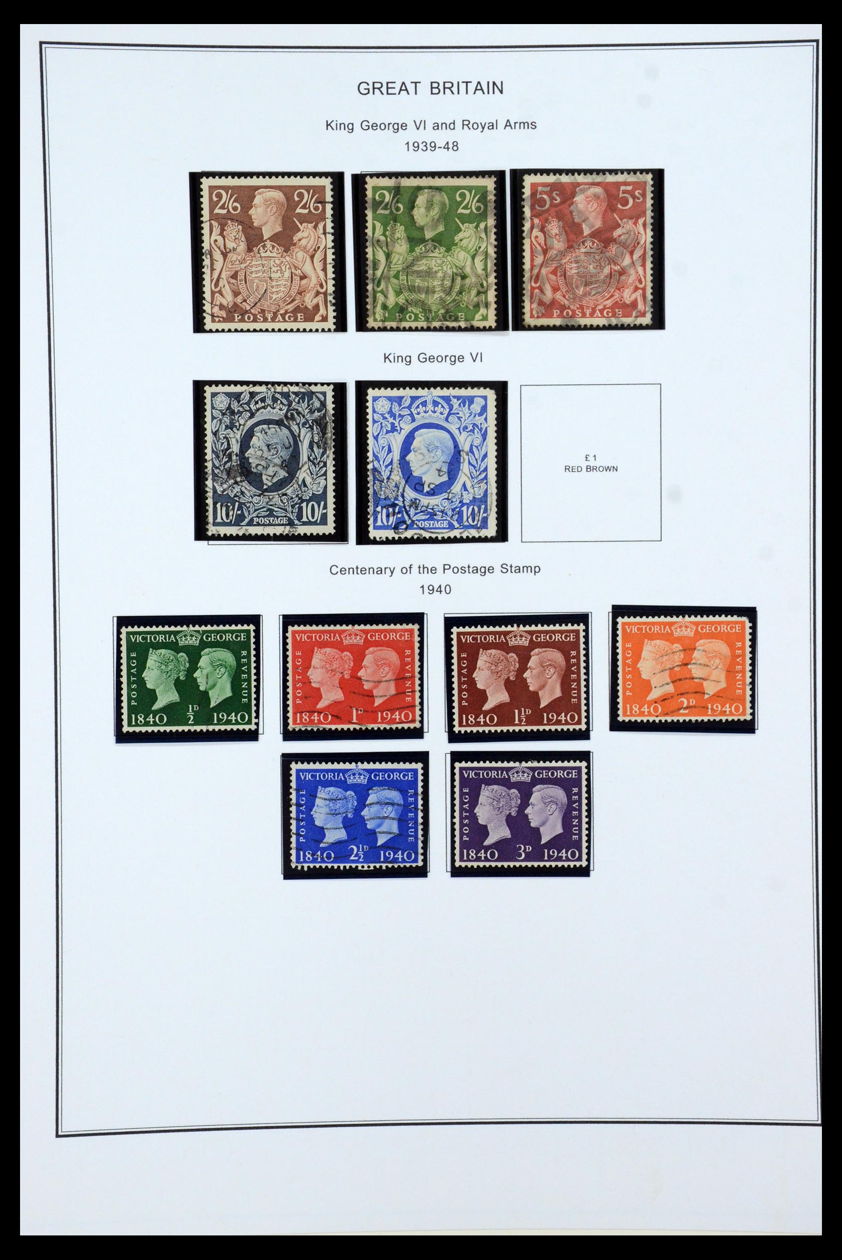 36311 010 - Stamp collection 36311 Great Britain 1840-1972.