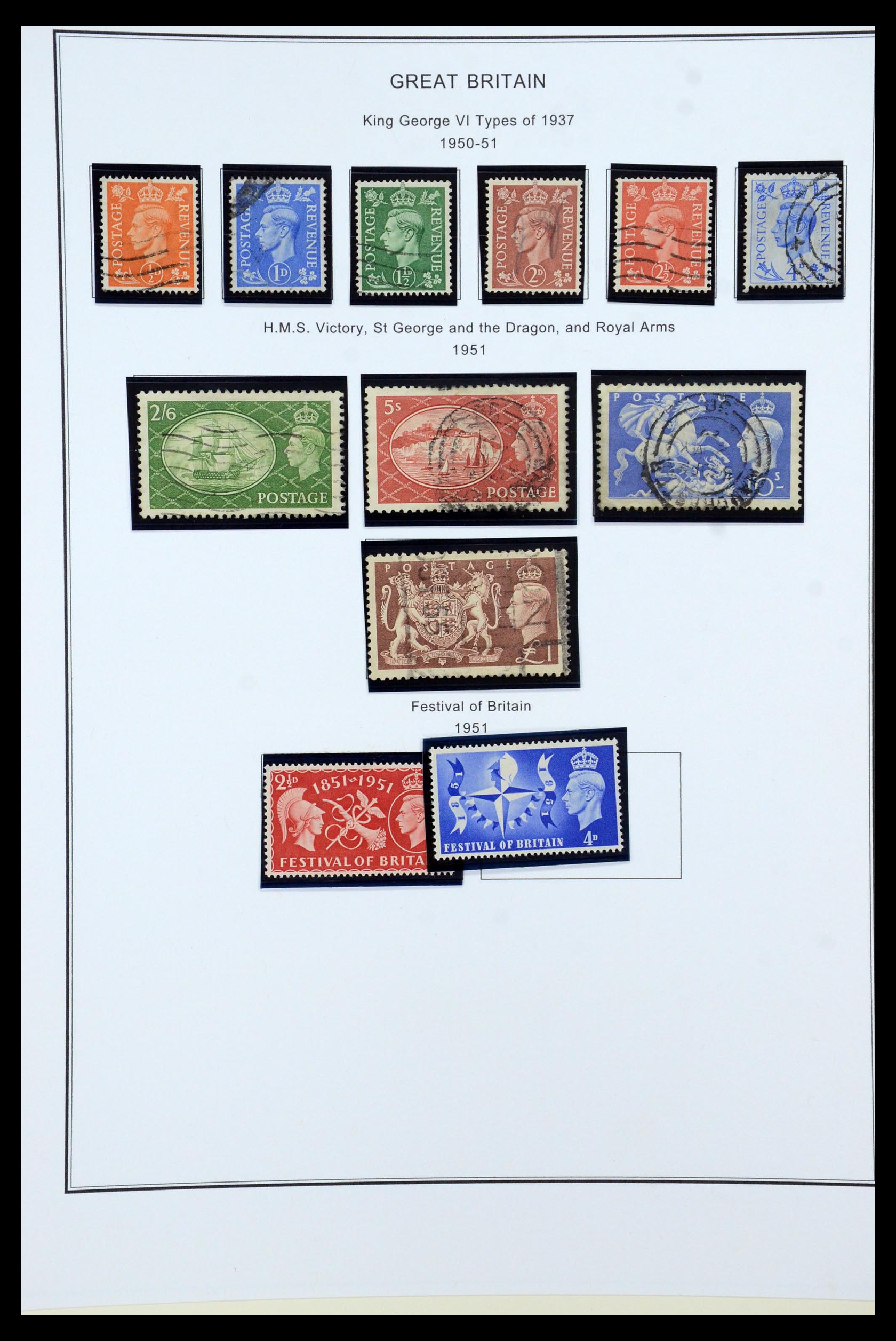 36311 012 - Stamp collection 36311 Great Britain 1840-1972.