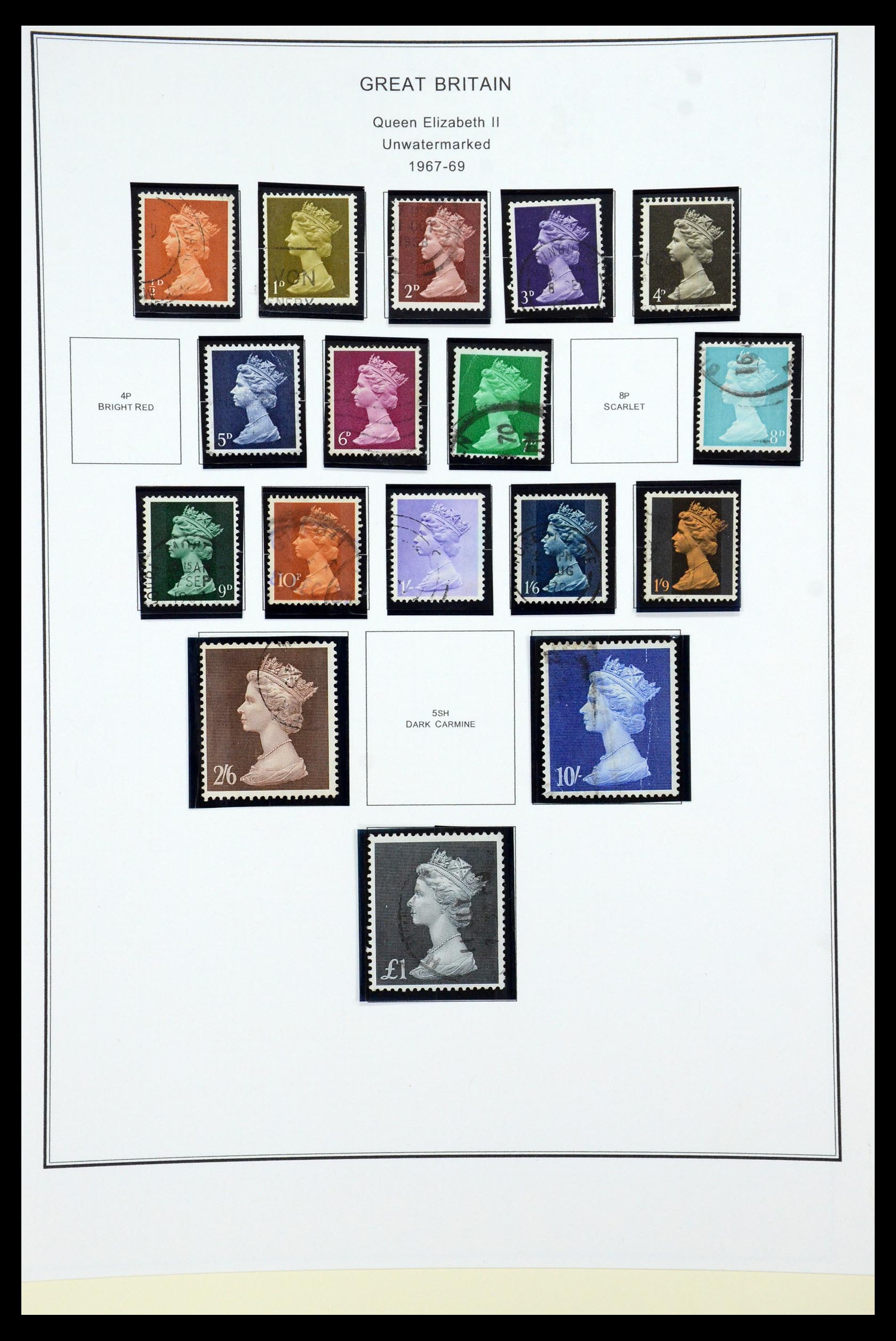 36311 035 - Stamp collection 36311 Great Britain 1840-1972.
