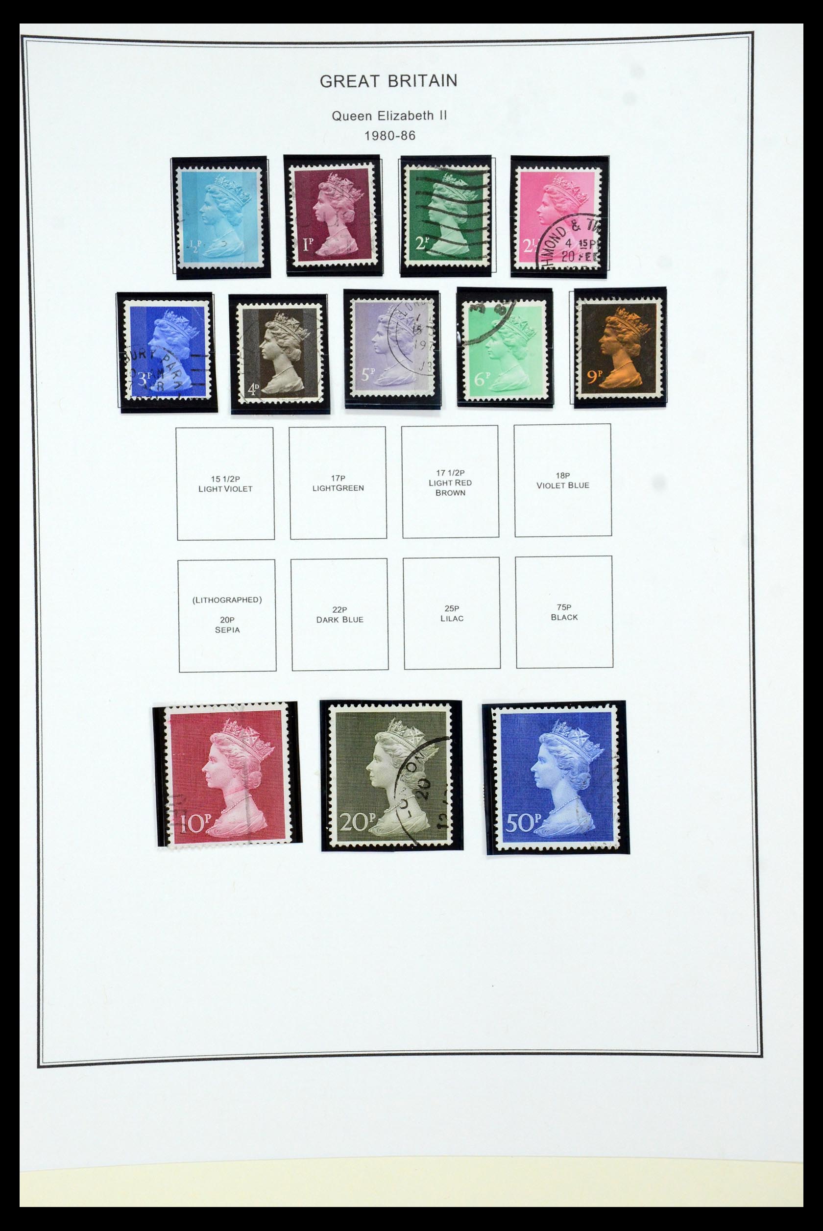 36311 044 - Stamp collection 36311 Great Britain 1840-1972.