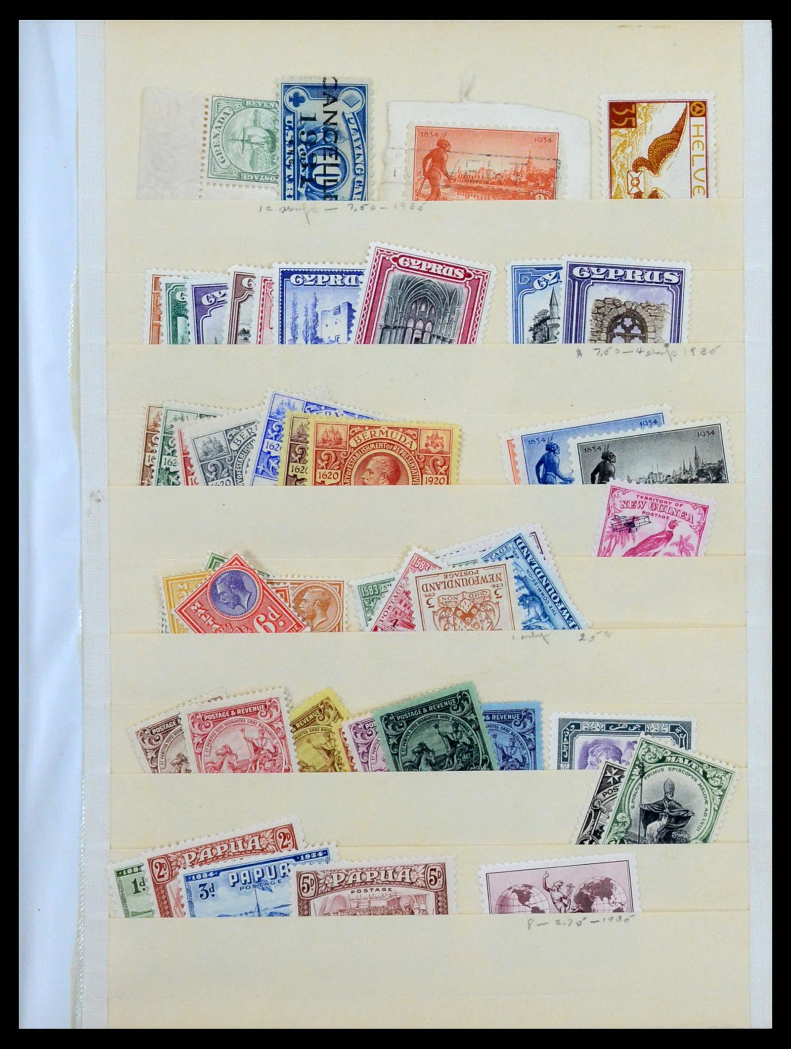 36313 052 - Postzegelverzameling 36313 Wereld uitzoekpartij 1850-1950.