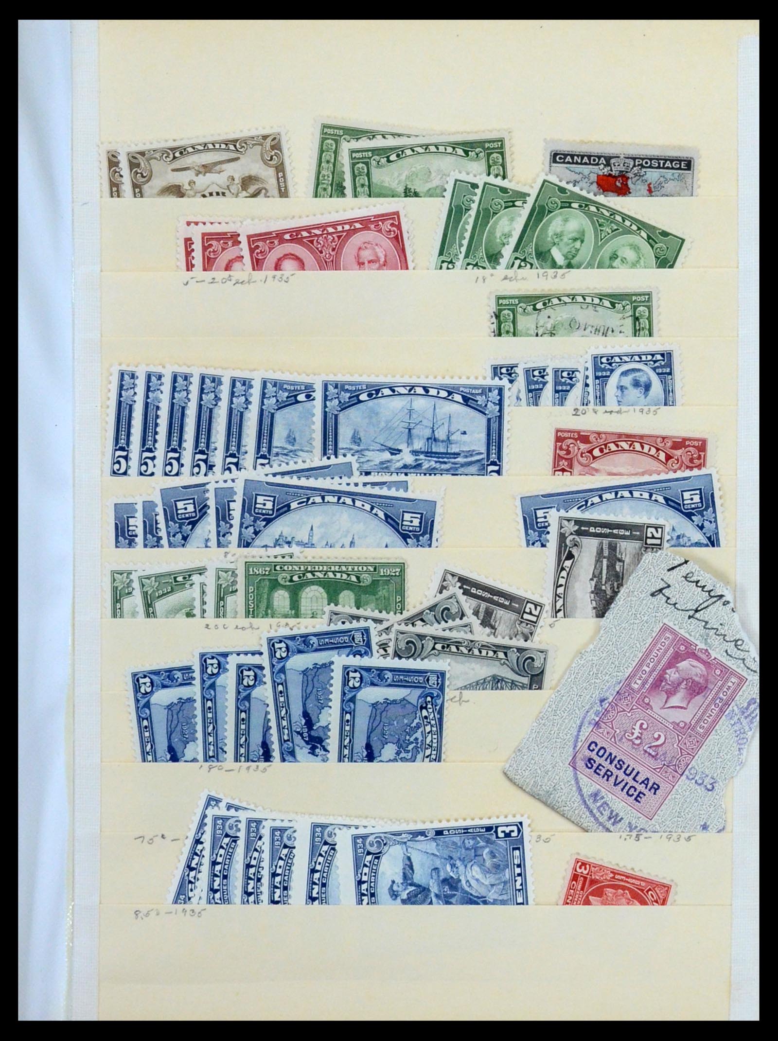 36313 054 - Postzegelverzameling 36313 Wereld uitzoekpartij 1850-1950.