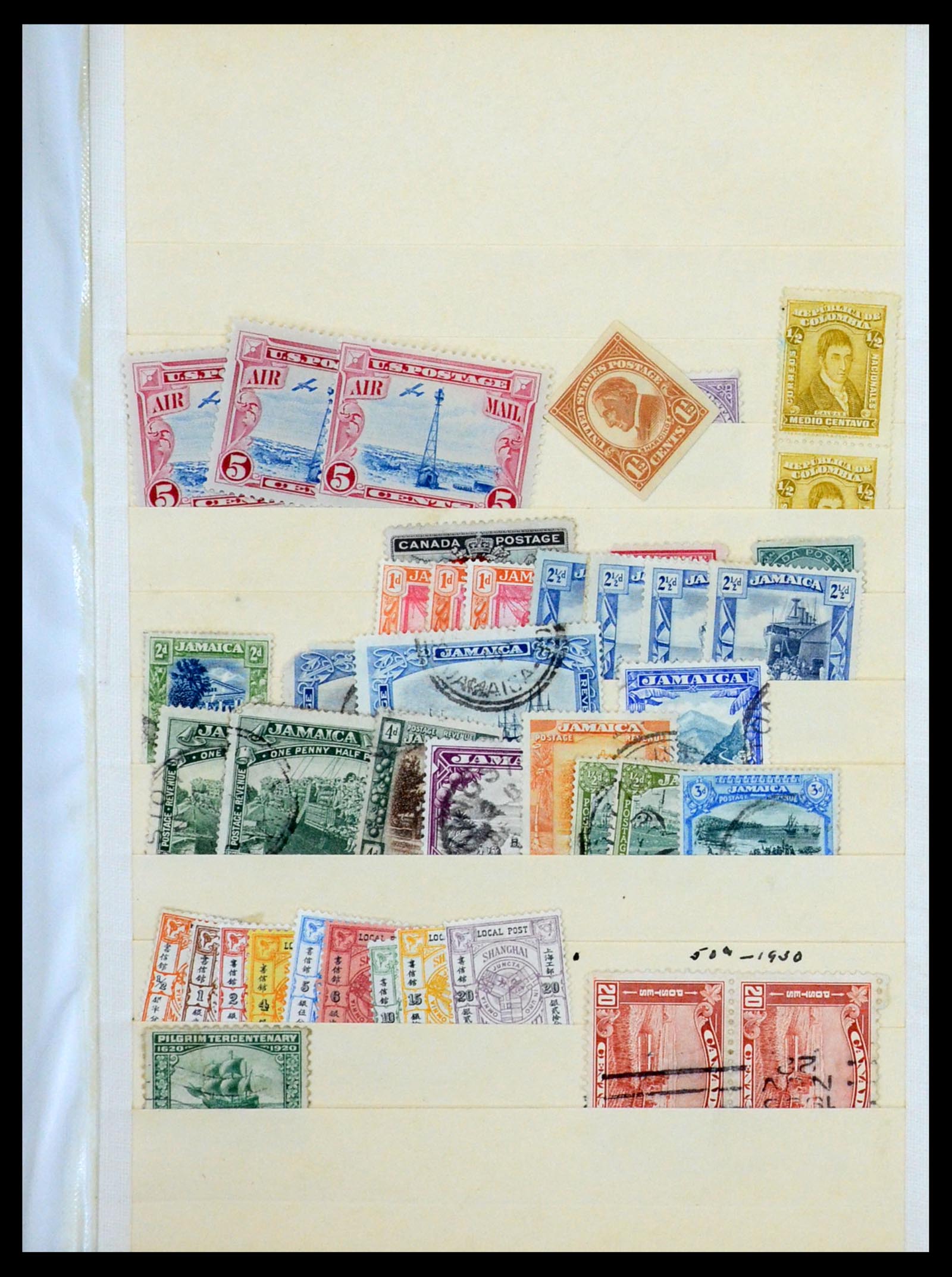 36313 055 - Postzegelverzameling 36313 Wereld uitzoekpartij 1850-1950.