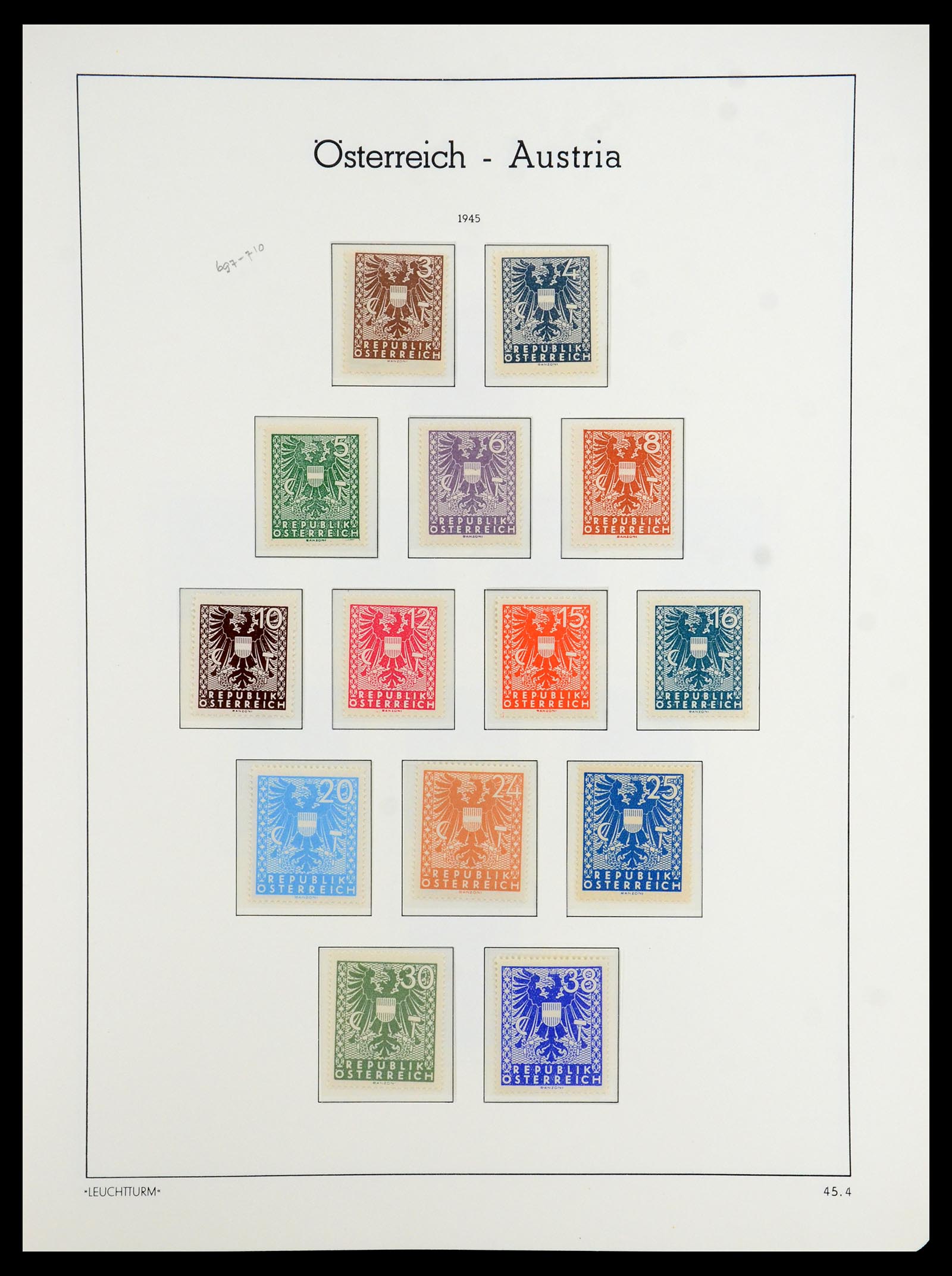 36318 005 - Stamp collection 36318 Austria 1945-1979.