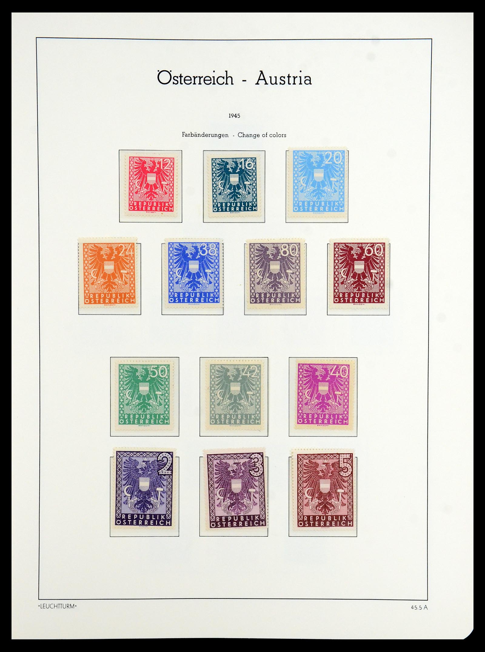 36318 007 - Postzegelverzameling 36318 Oostenrijk 1945-1979.