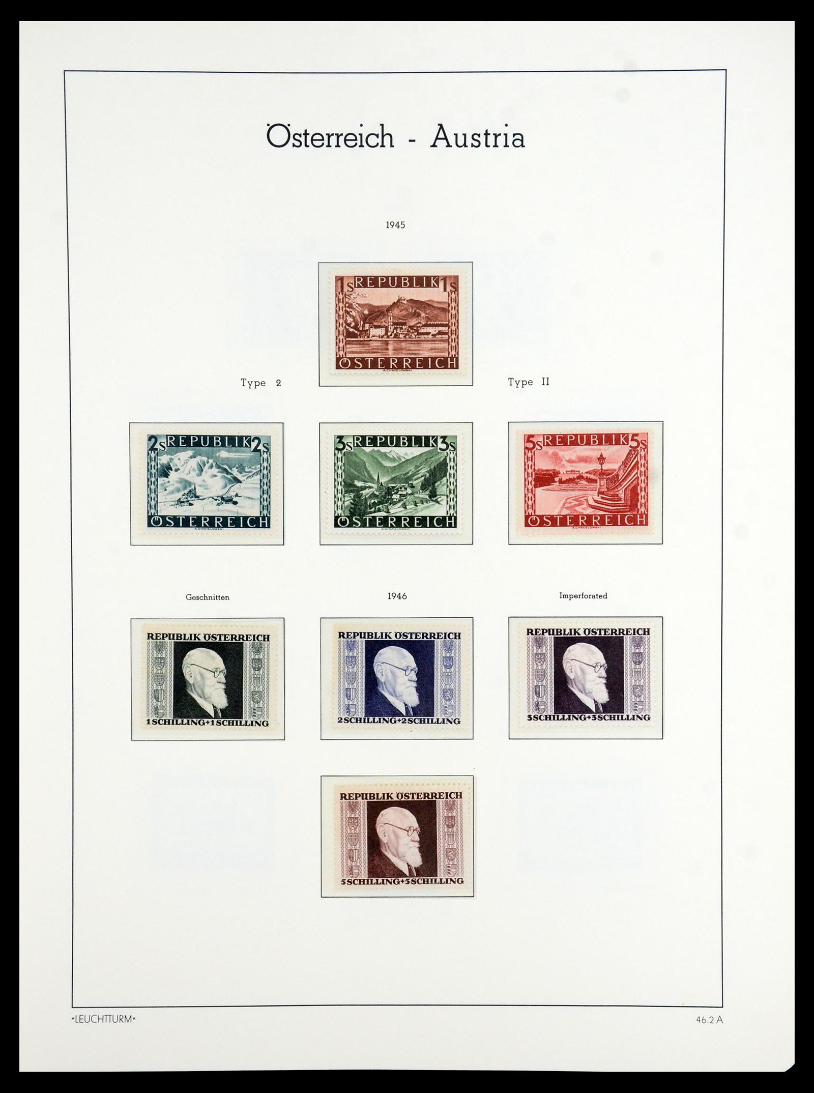 36318 012 - Stamp collection 36318 Austria 1945-1979.