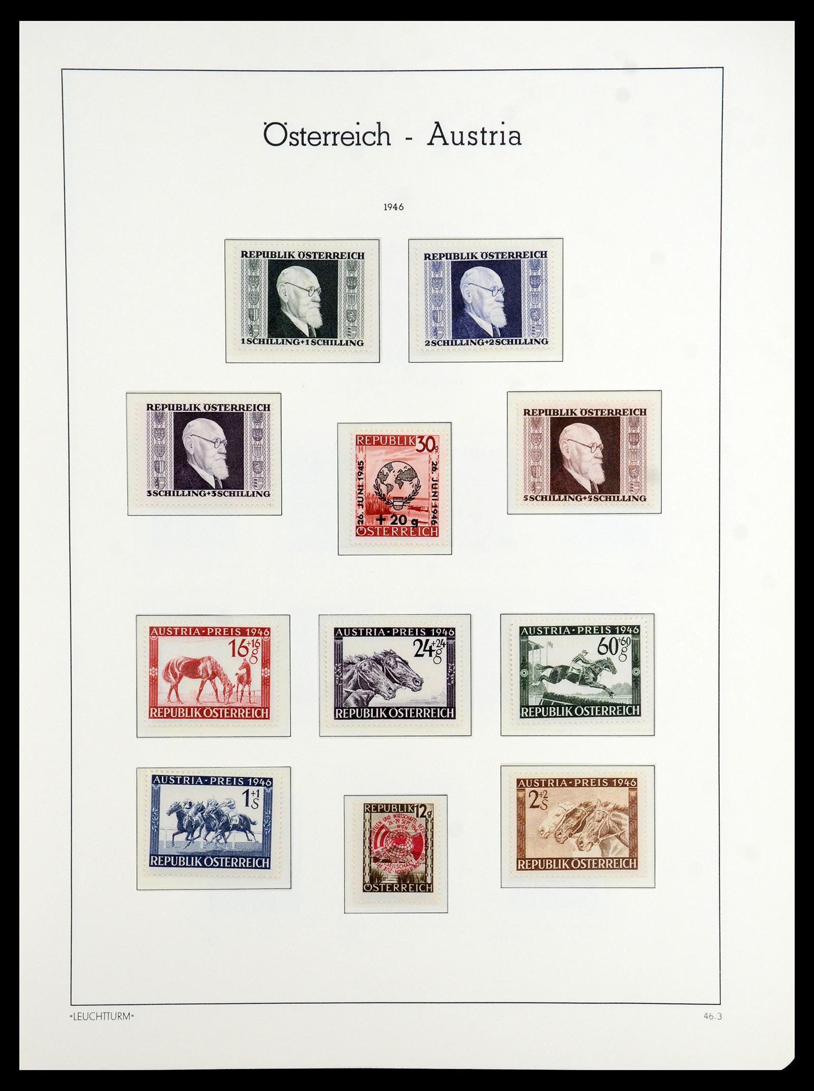 36318 013 - Postzegelverzameling 36318 Oostenrijk 1945-1979.