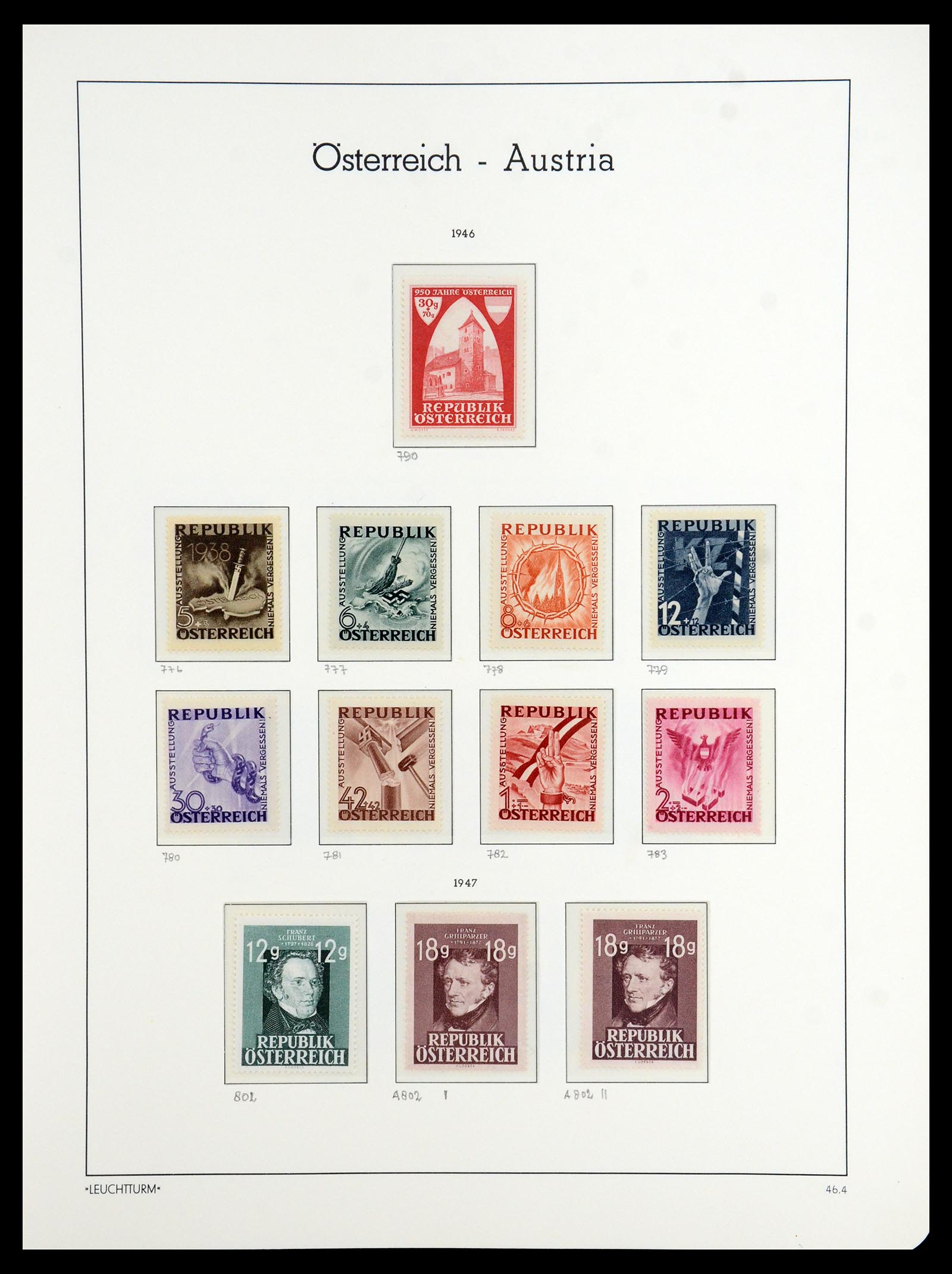 36318 014 - Postzegelverzameling 36318 Oostenrijk 1945-1979.