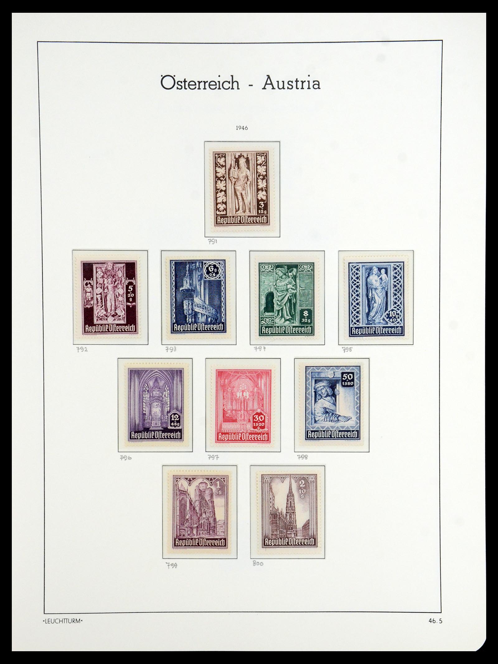 36318 015 - Stamp collection 36318 Austria 1945-1979.
