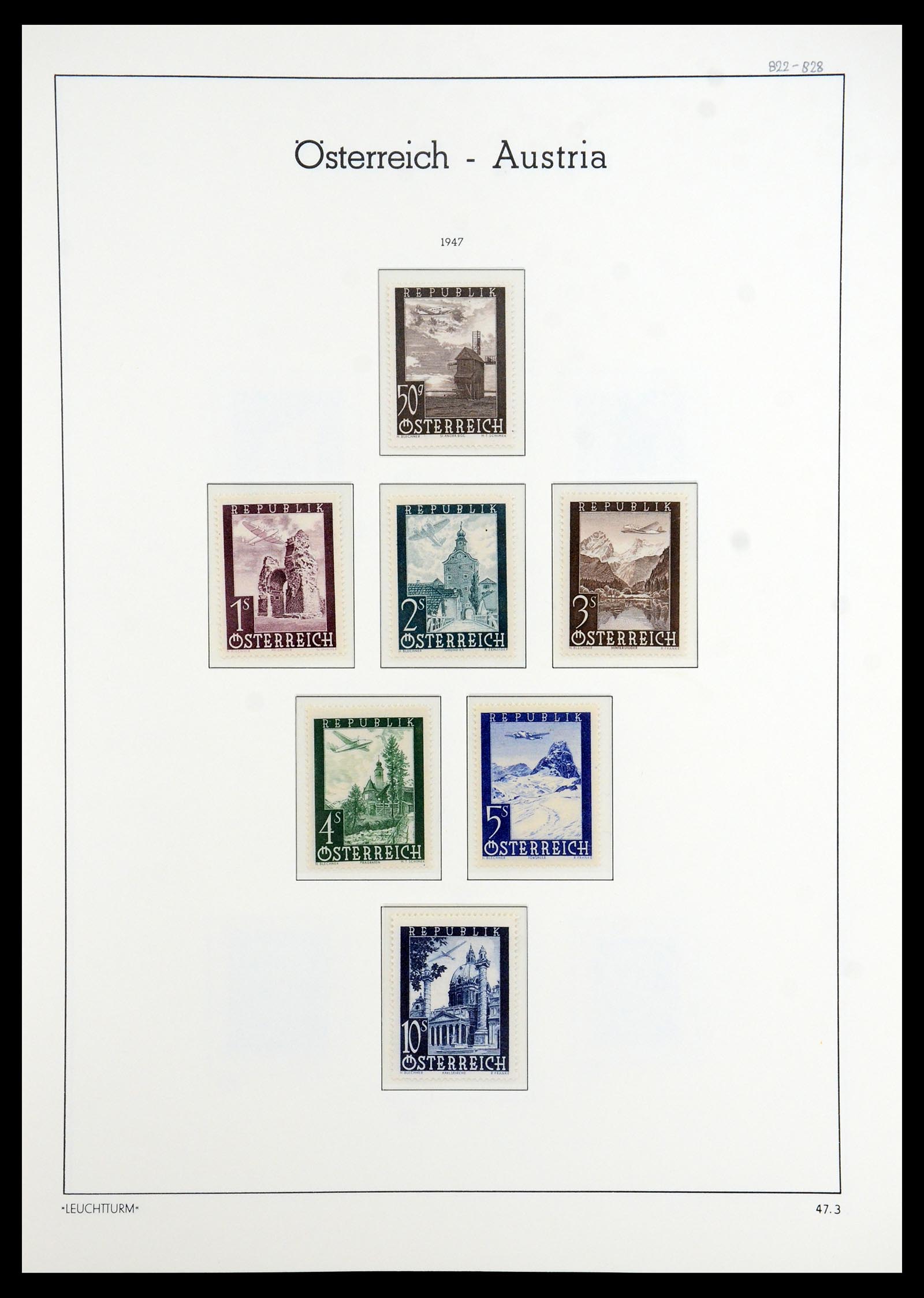 36318 019 - Stamp collection 36318 Austria 1945-1979.