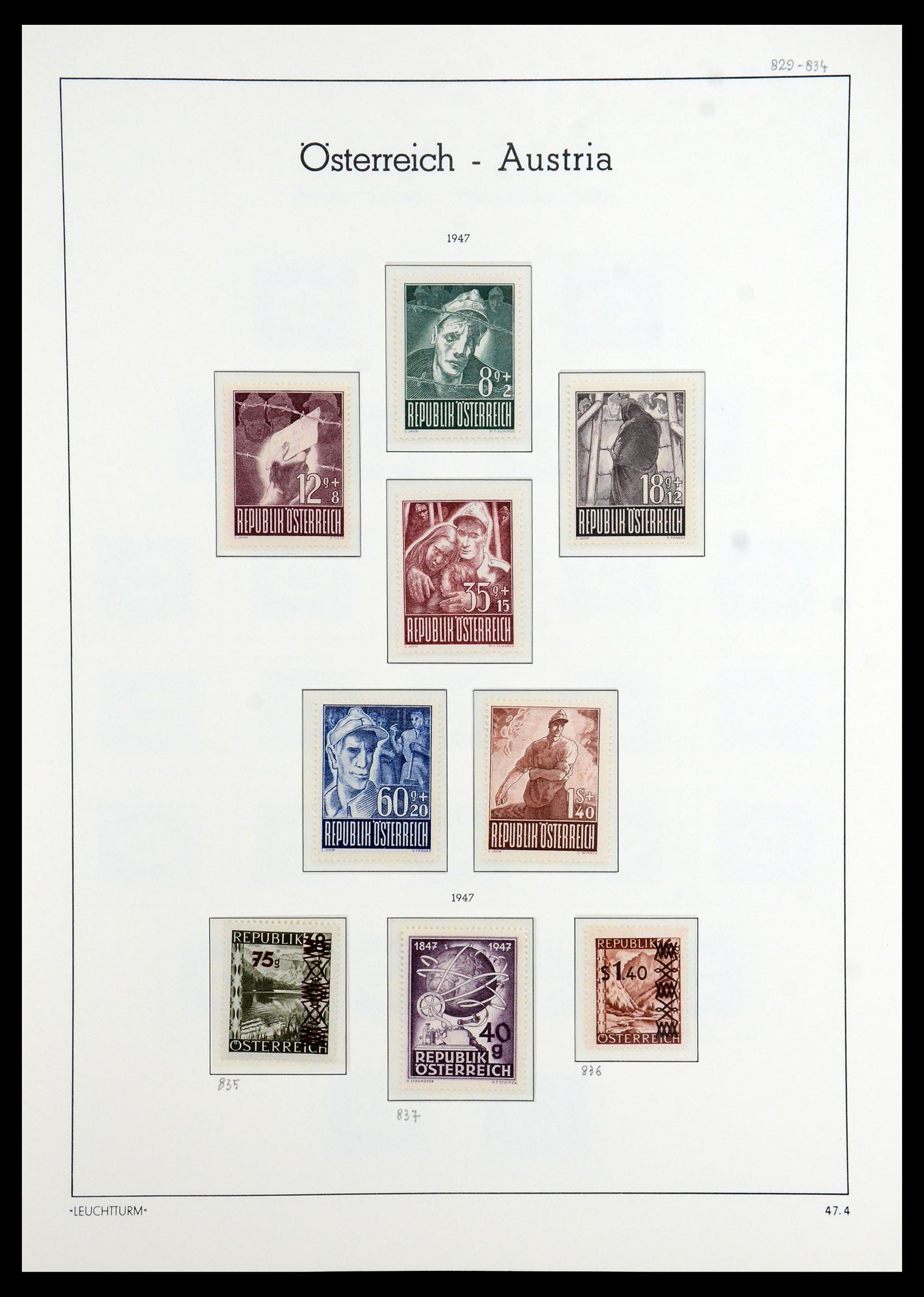 36318 020 - Postzegelverzameling 36318 Oostenrijk 1945-1979.