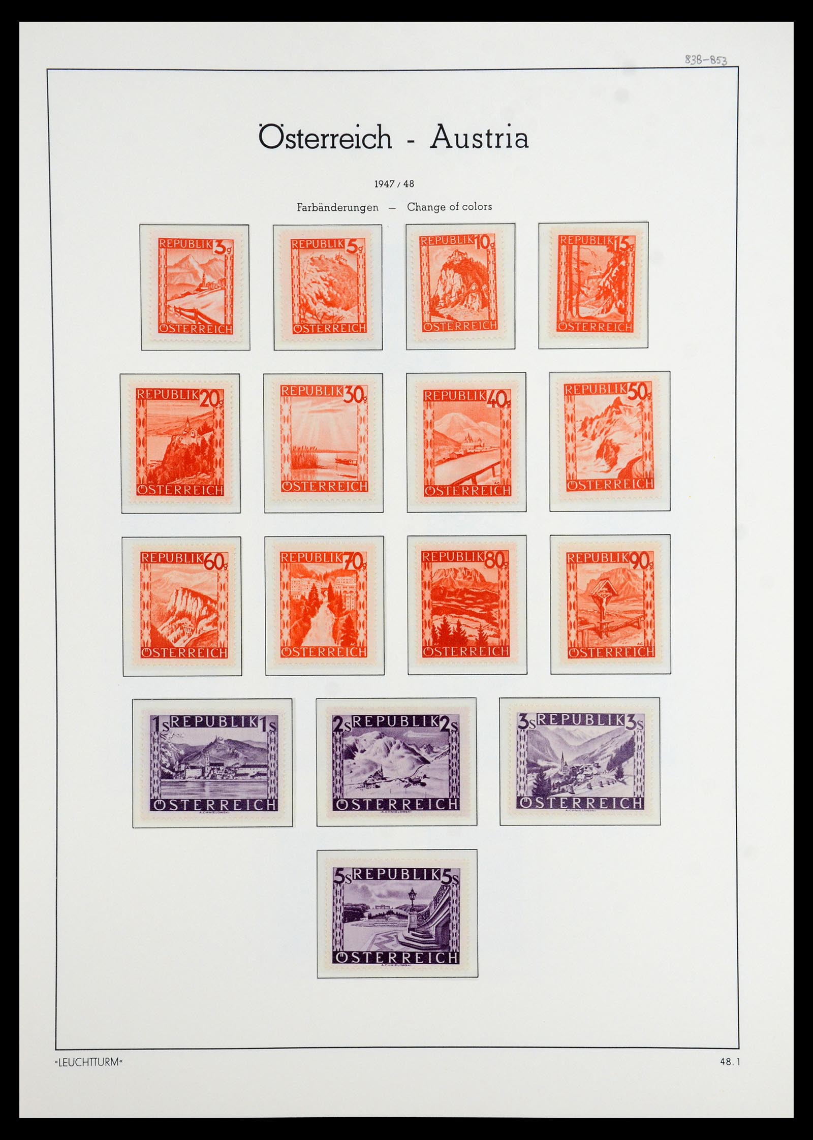 36318 022 - Stamp collection 36318 Austria 1945-1979.