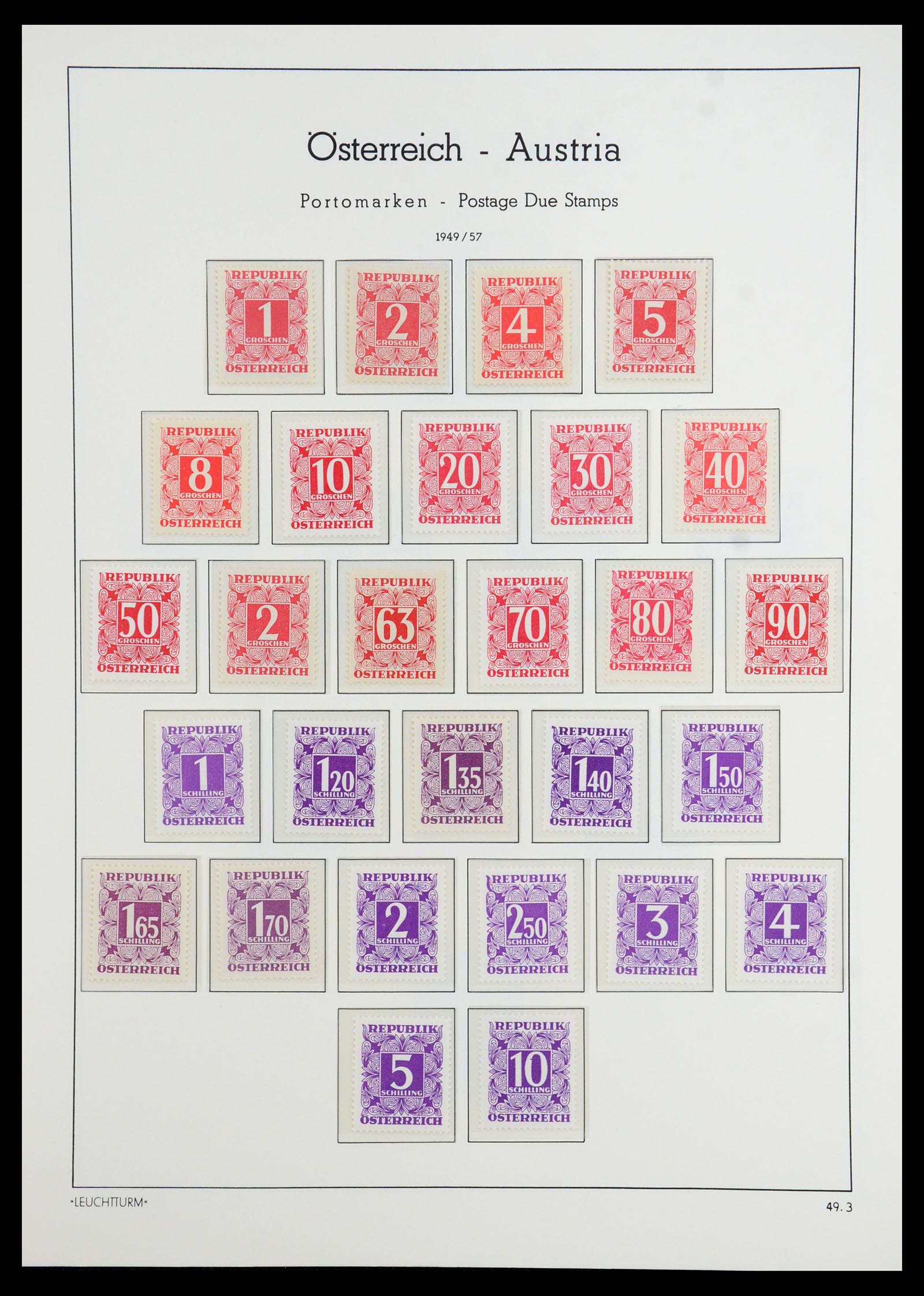 36318 031 - Stamp collection 36318 Austria 1945-1979.