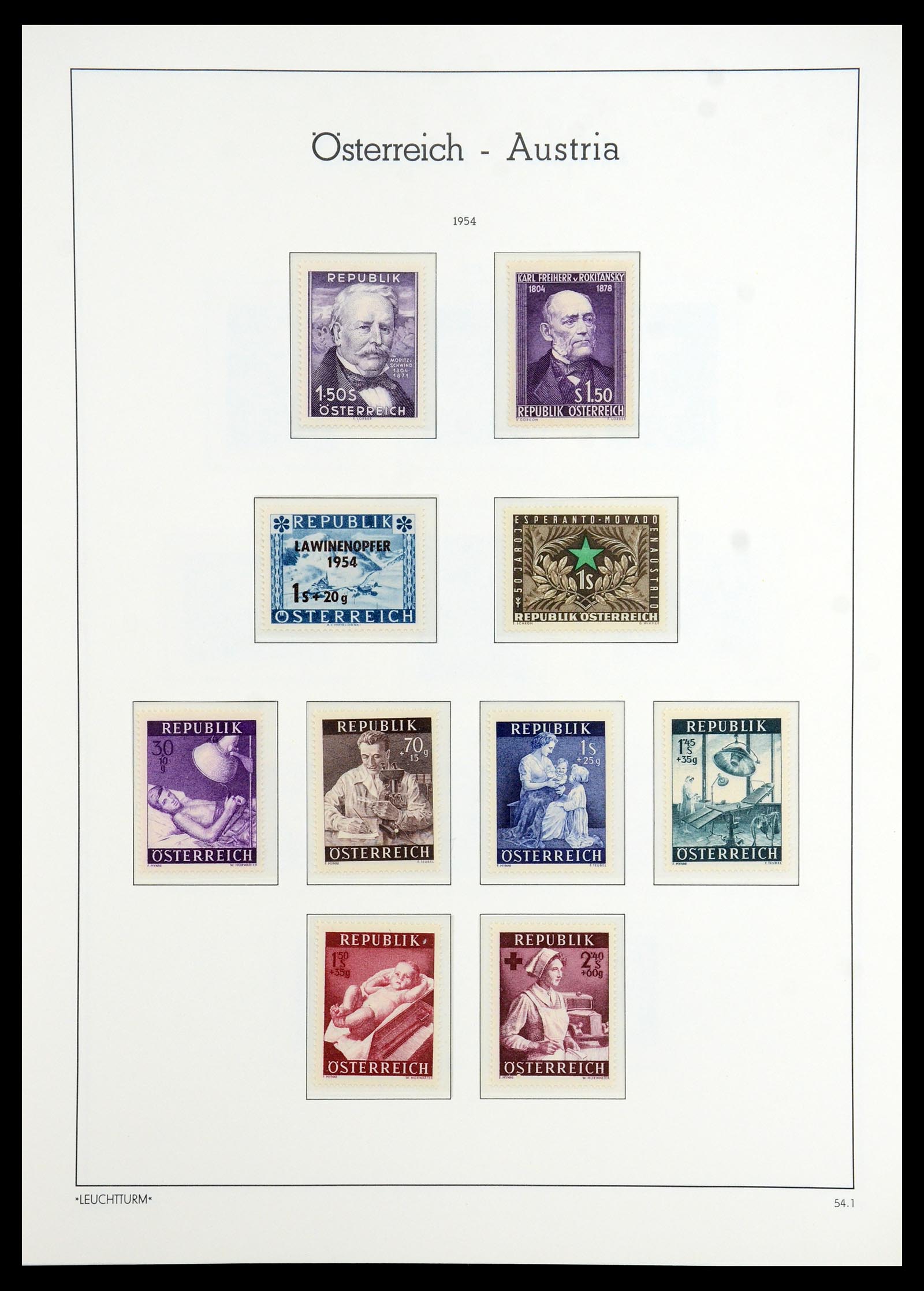 36318 037 - Stamp collection 36318 Austria 1945-1979.